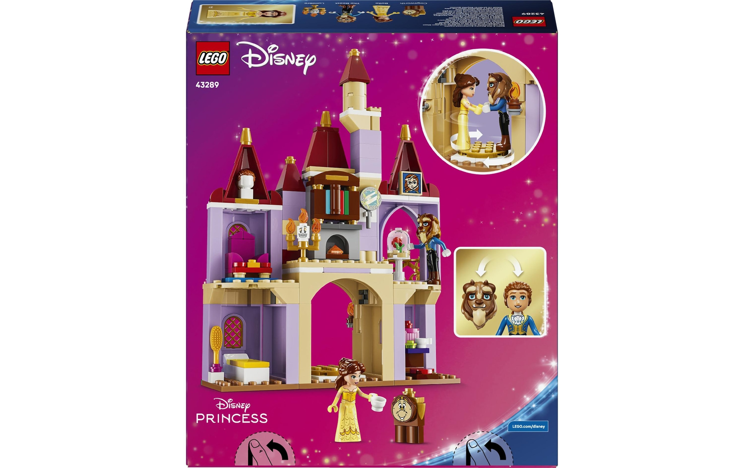 LEGO® Pions de construction »Das verzauberte Schloss von Belle und dem Biest (43289)« LEGO Disney Princess ; Fabriqué en Europe
