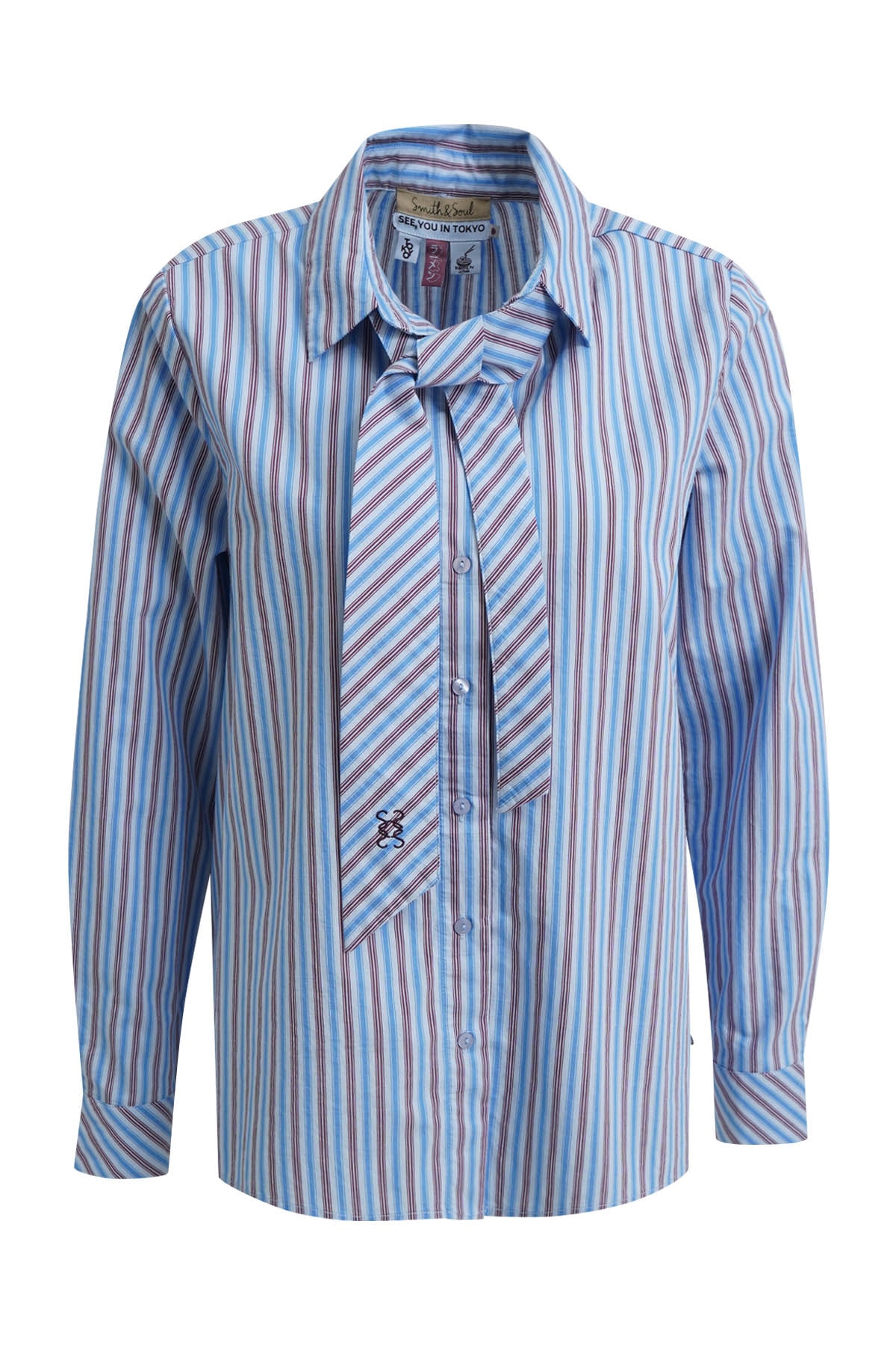 Smith & Soul Blouse chemise mit passender Krawatte