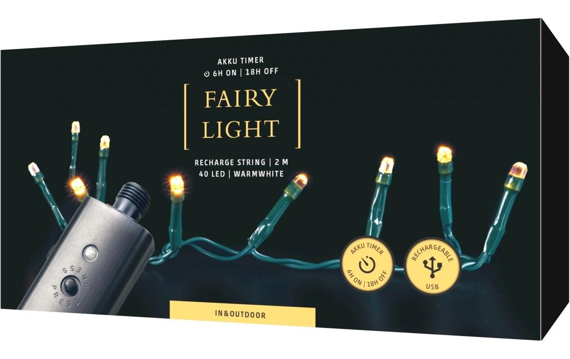 STT LED-Lichterkette »Recharge« 40 Stk.-flammig