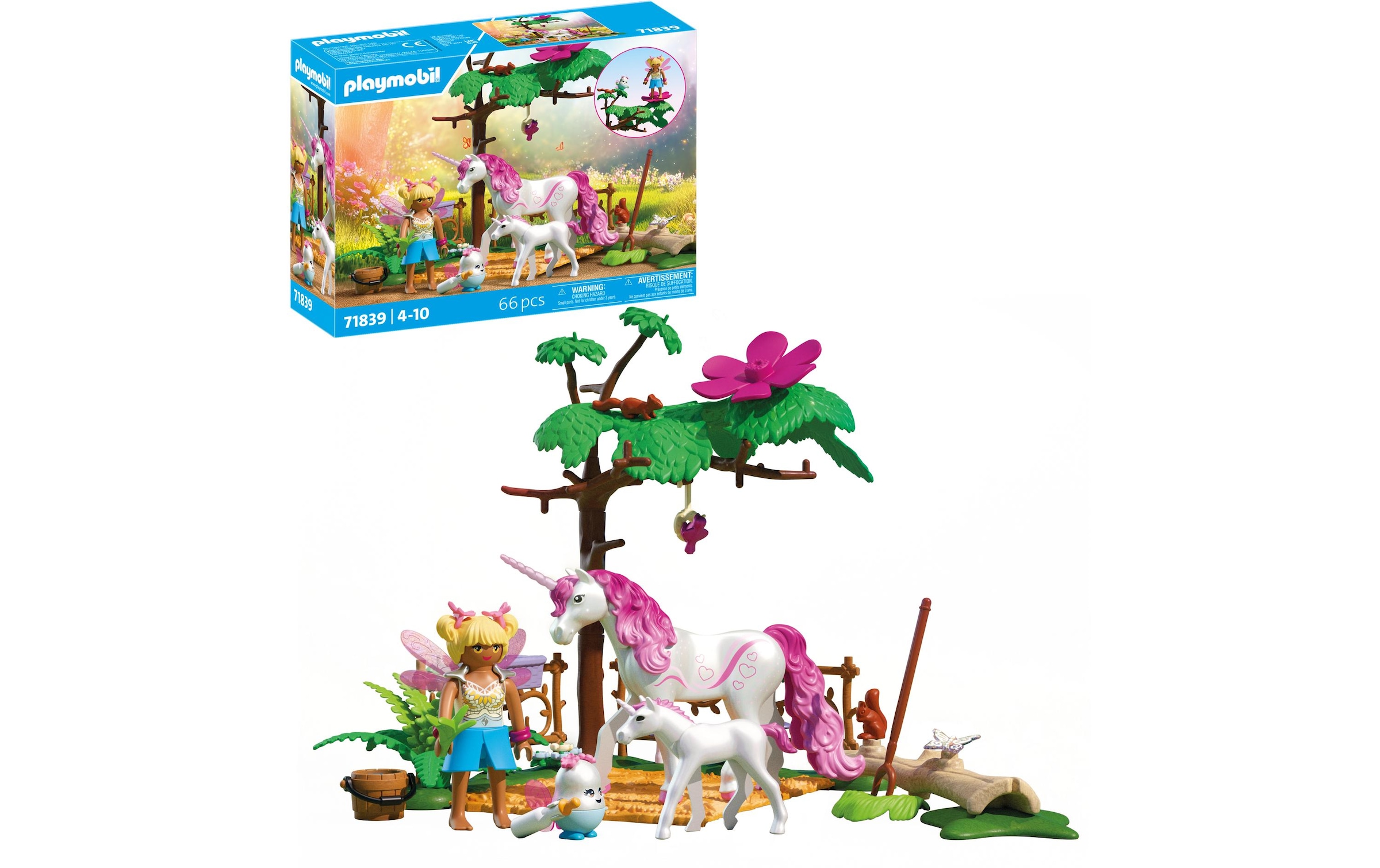 Playmobil® Pions de construction »Princess Magic Zauberhafter Einhorn-Stall 71839«