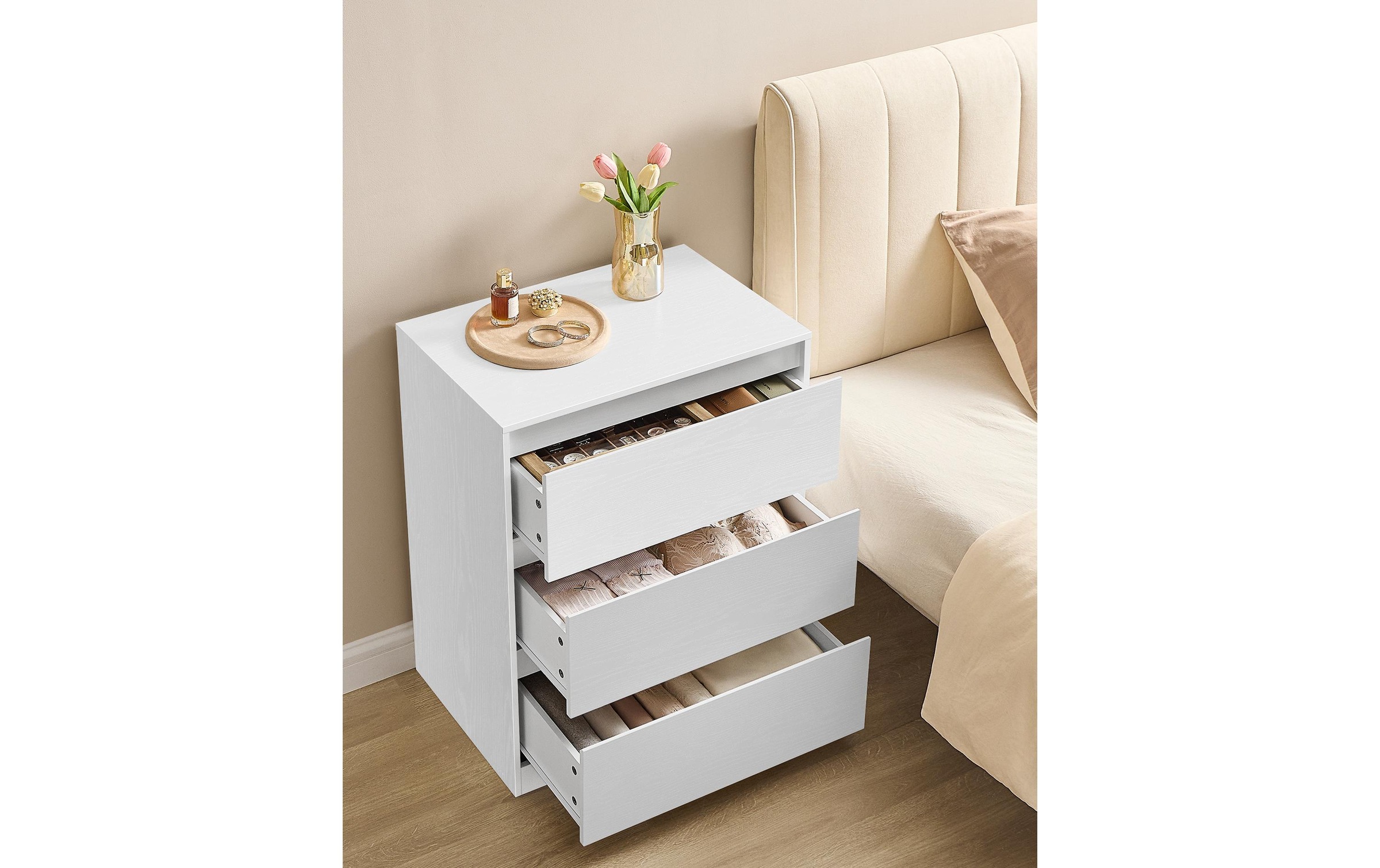 VASAGLE Schublade »mit 3 Schubladen 60 x 75 cm«