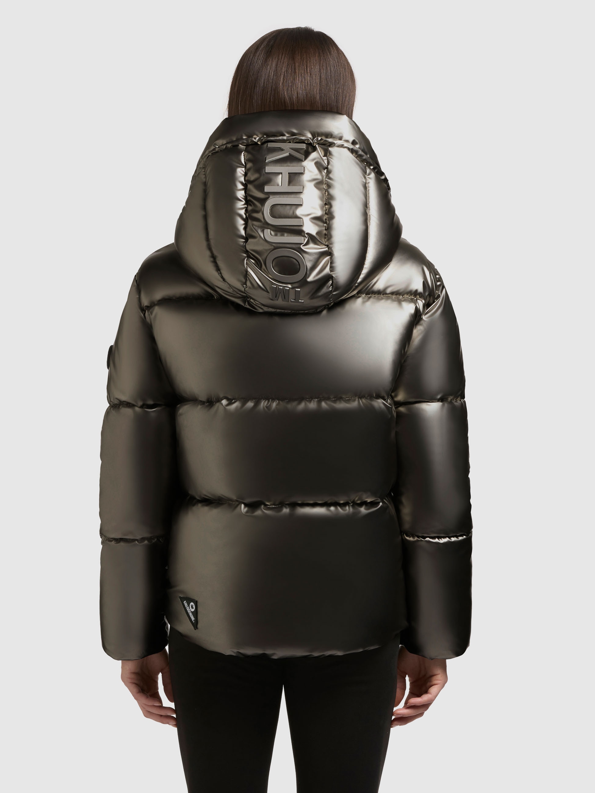 khujo Veste matelassée »DEVINA2 SHINY« avec capuche capuche amovible, pare-vent avec fermeture magnétique