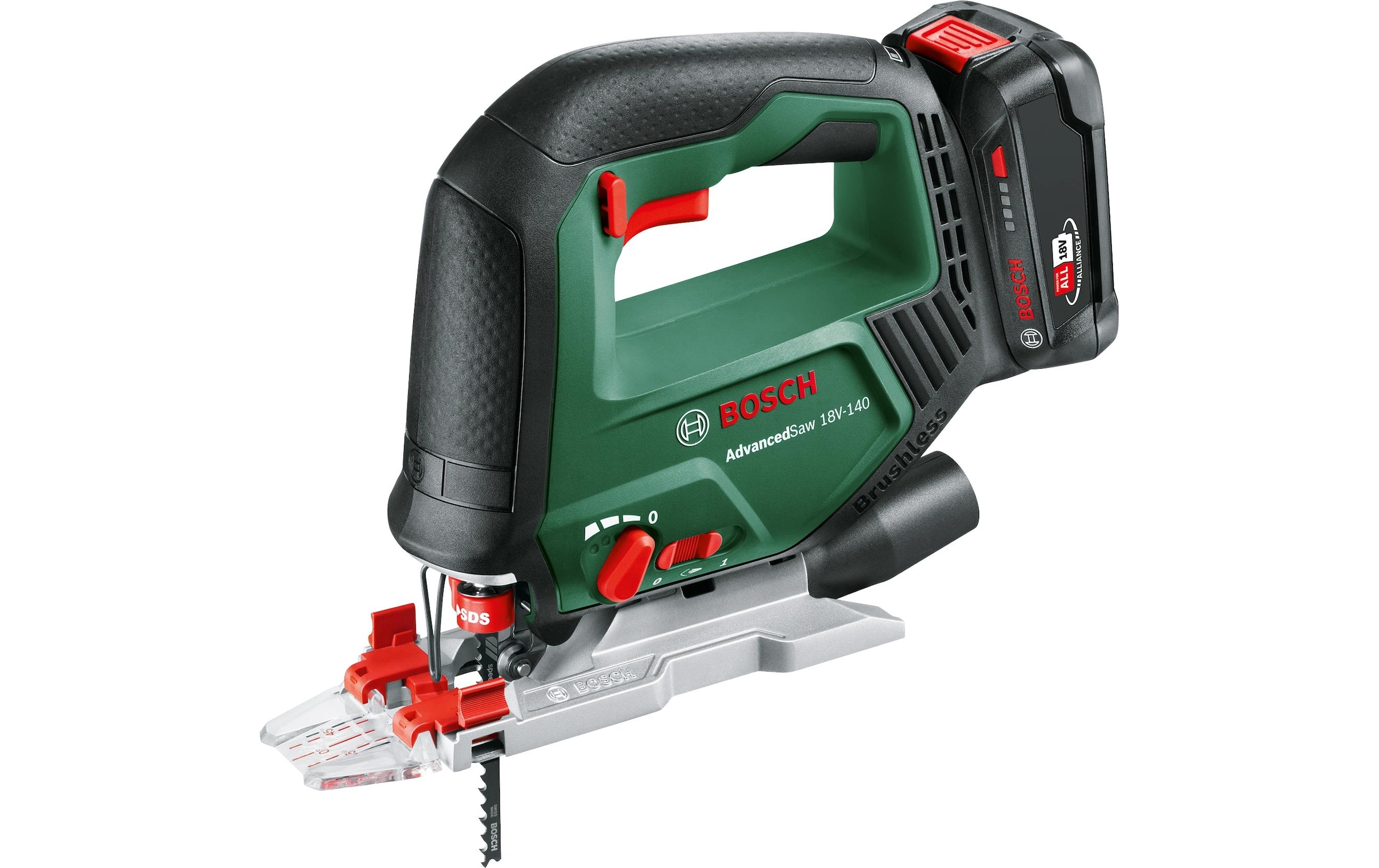 BOSCH Scie sauteuse sans fil »AdvancedSaw 18 V-140 Set 2.0 Ah«