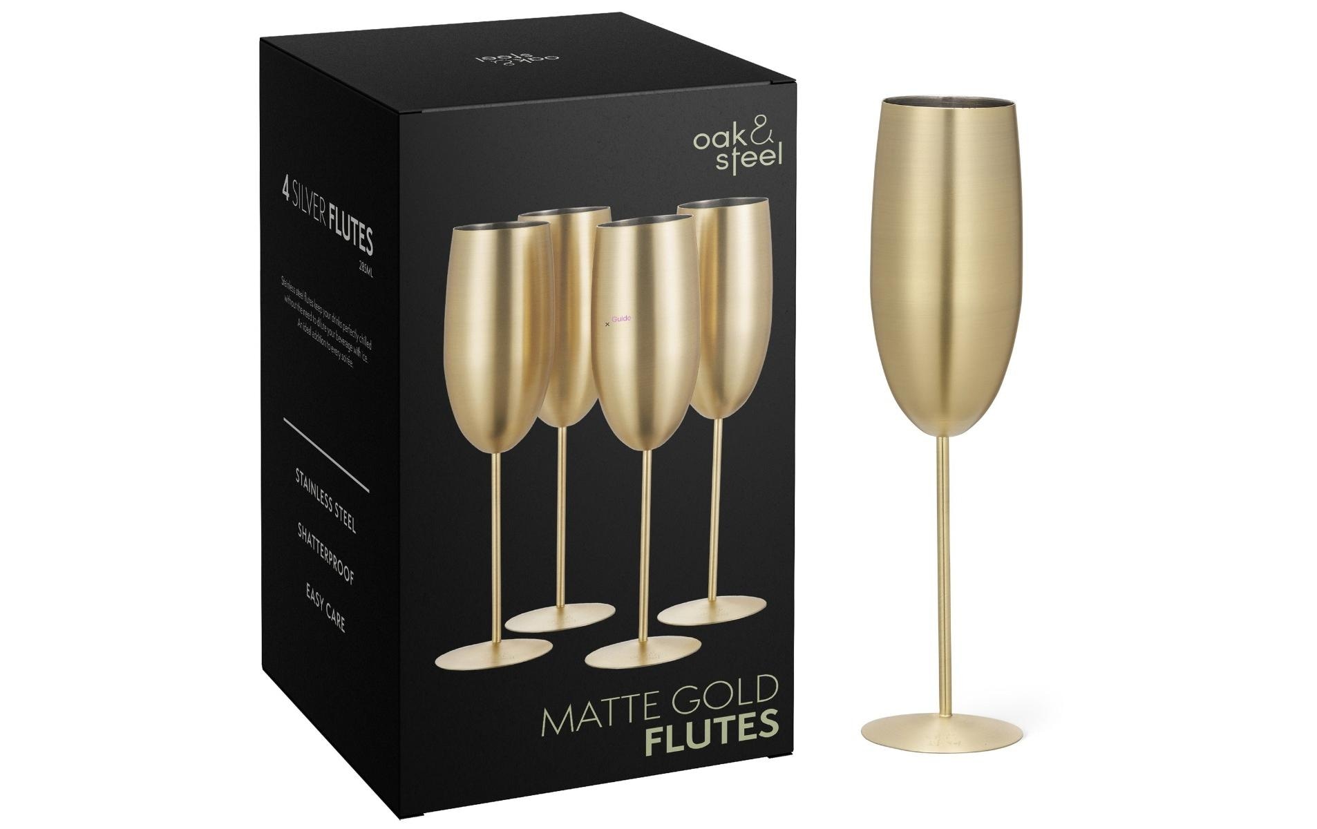   Flûte à champagne »Oak & Steel 285 ml, 4 Stück«