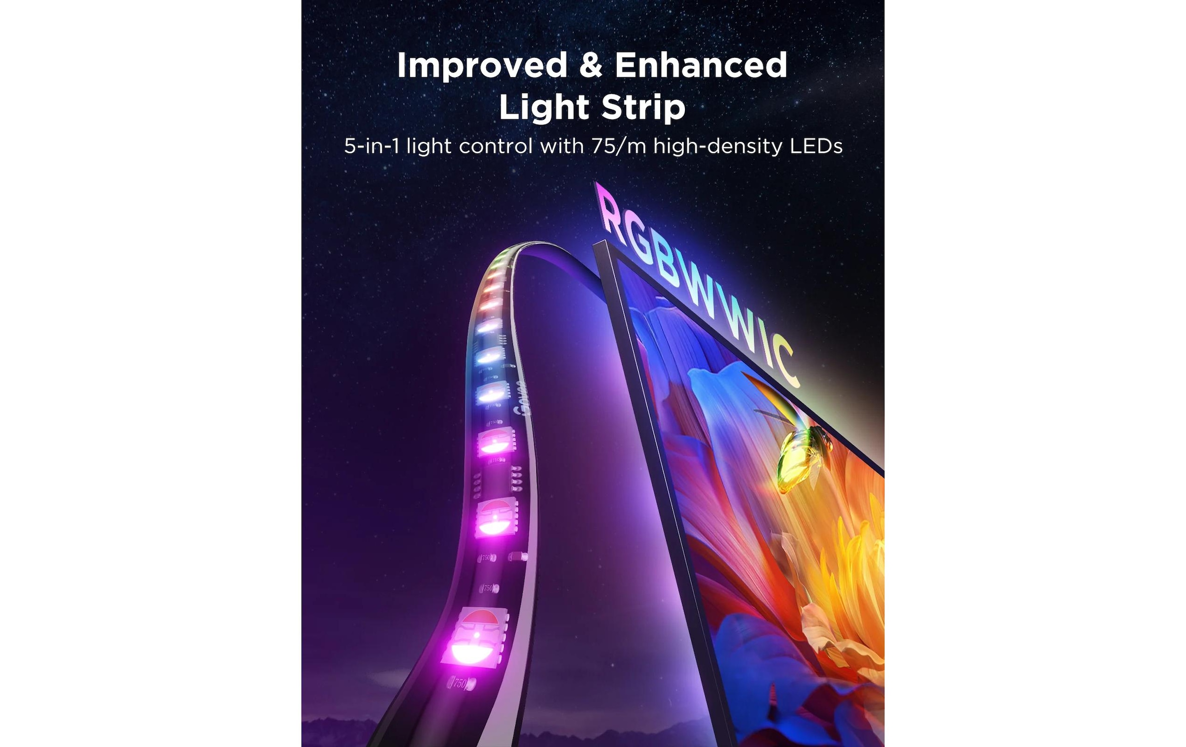 Govee Bande LED »TV Three Cam Backlight Envisual« LED Stripe