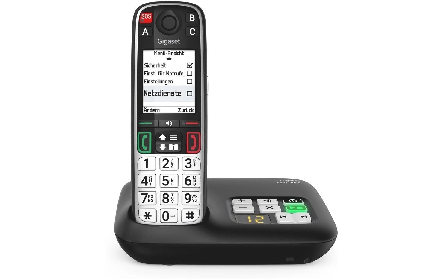 Gigaset Téléphone sans fil DECT »EASY 500A mit Anrufbeantworter« ( )