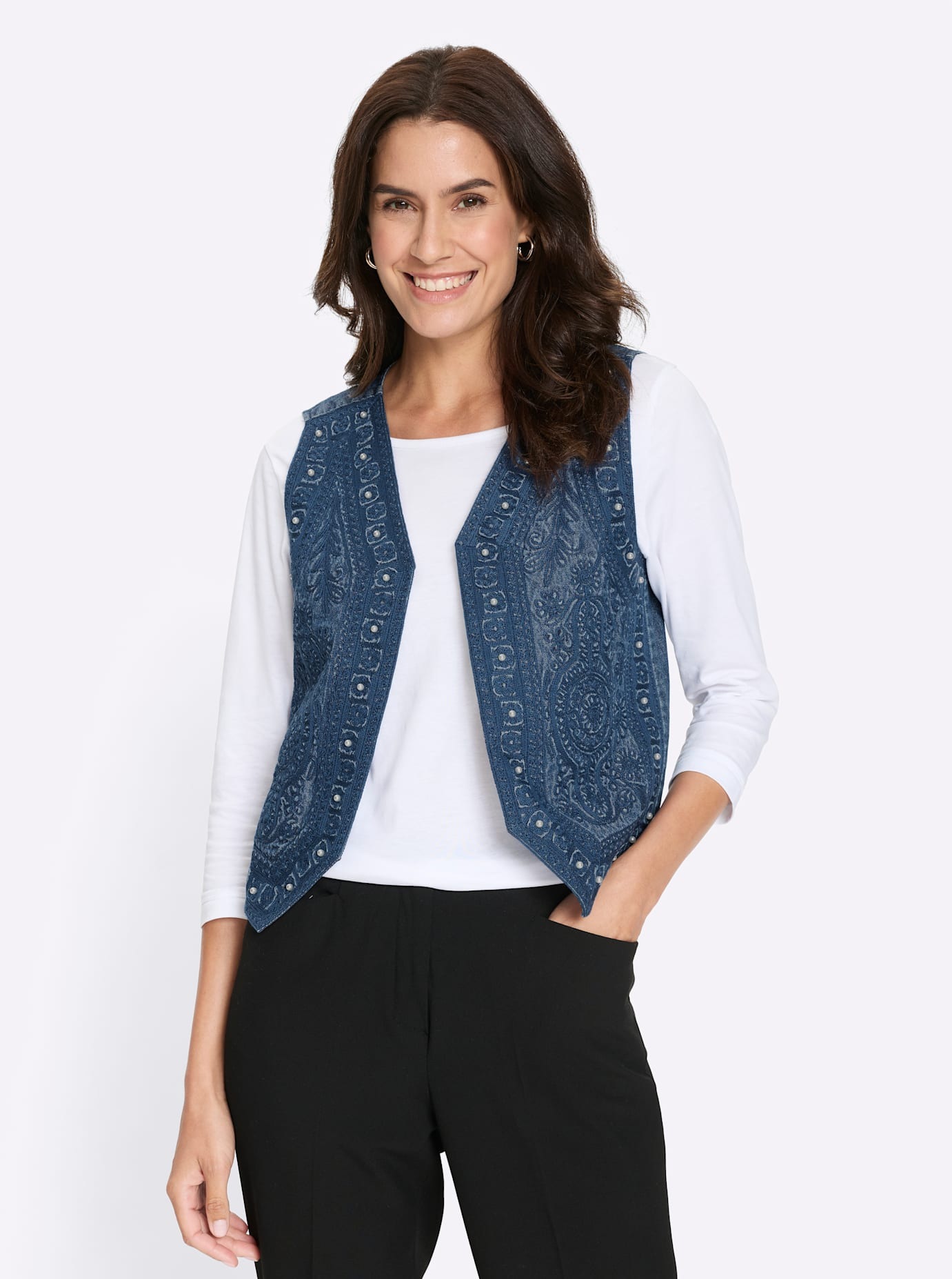 Inspirationen Gilet en jean