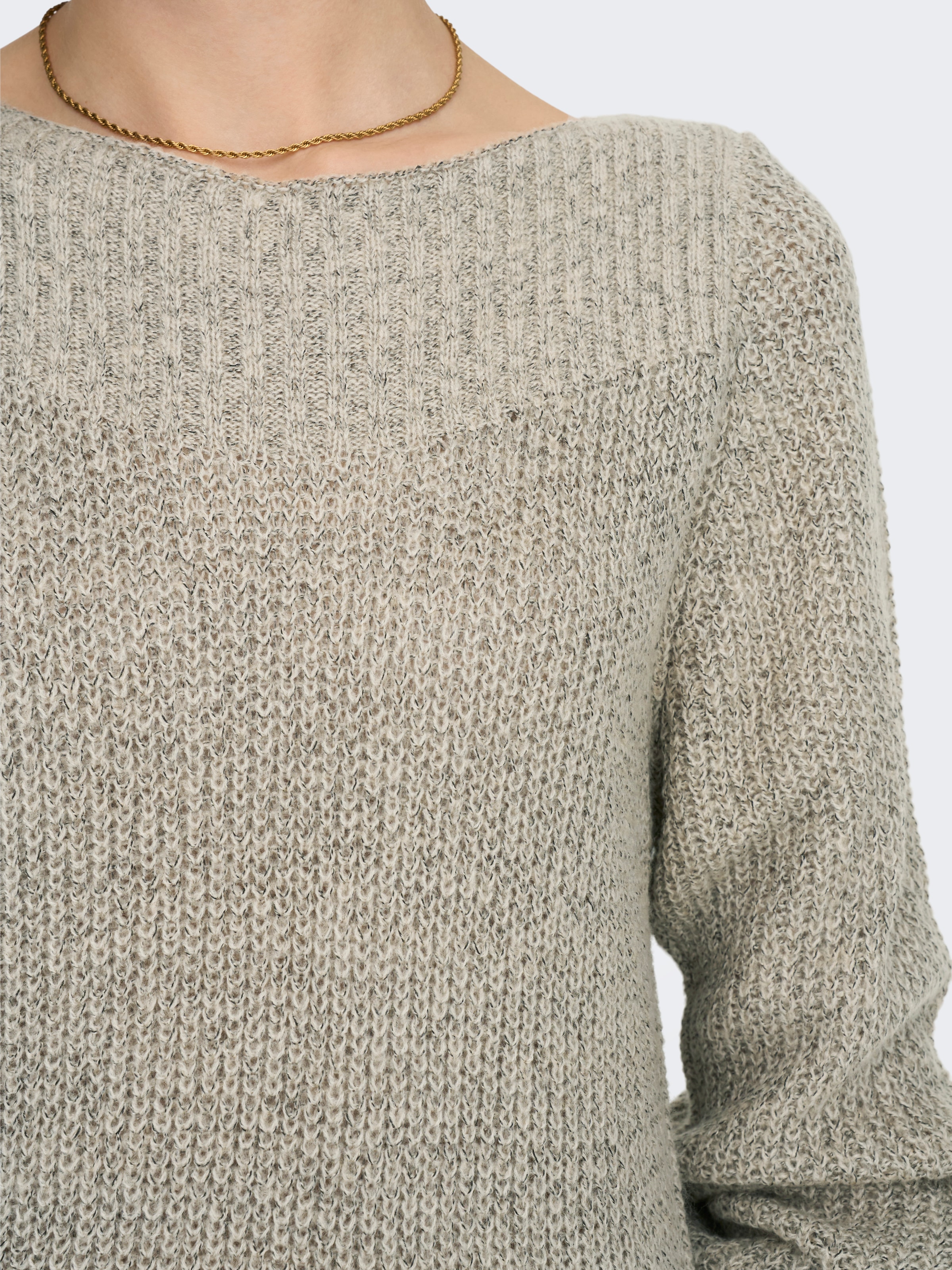 JDY Mini-robe »JDYWHITNEY MEGAN L/S BOAT DRESS KNT NOOS« Sommerkleid