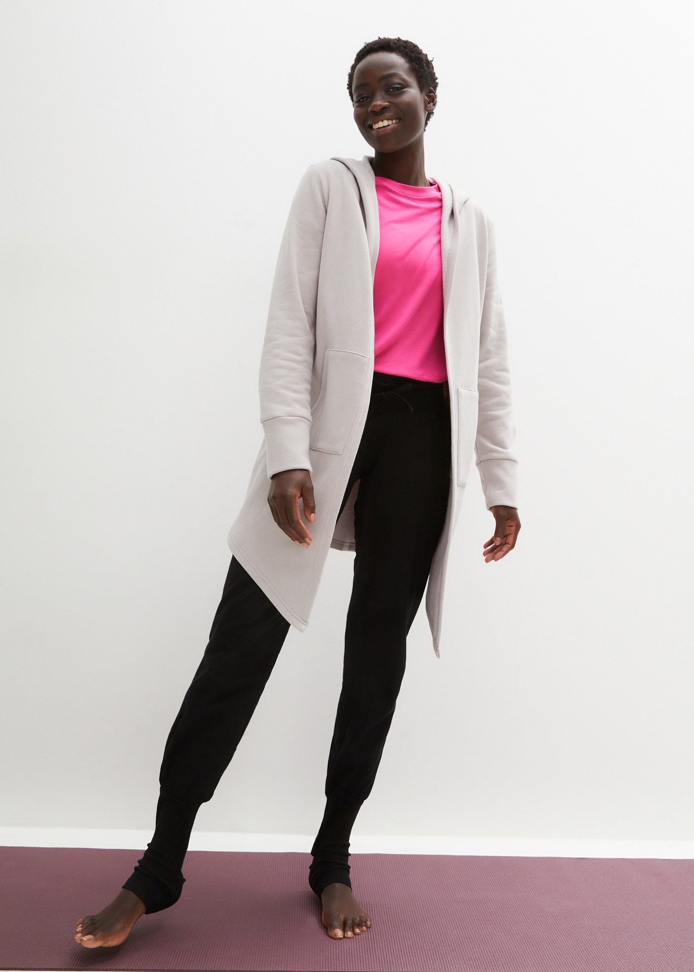 bonprix Veste sweat »Long-Sweatjacke«, Long-Sweatjacke
