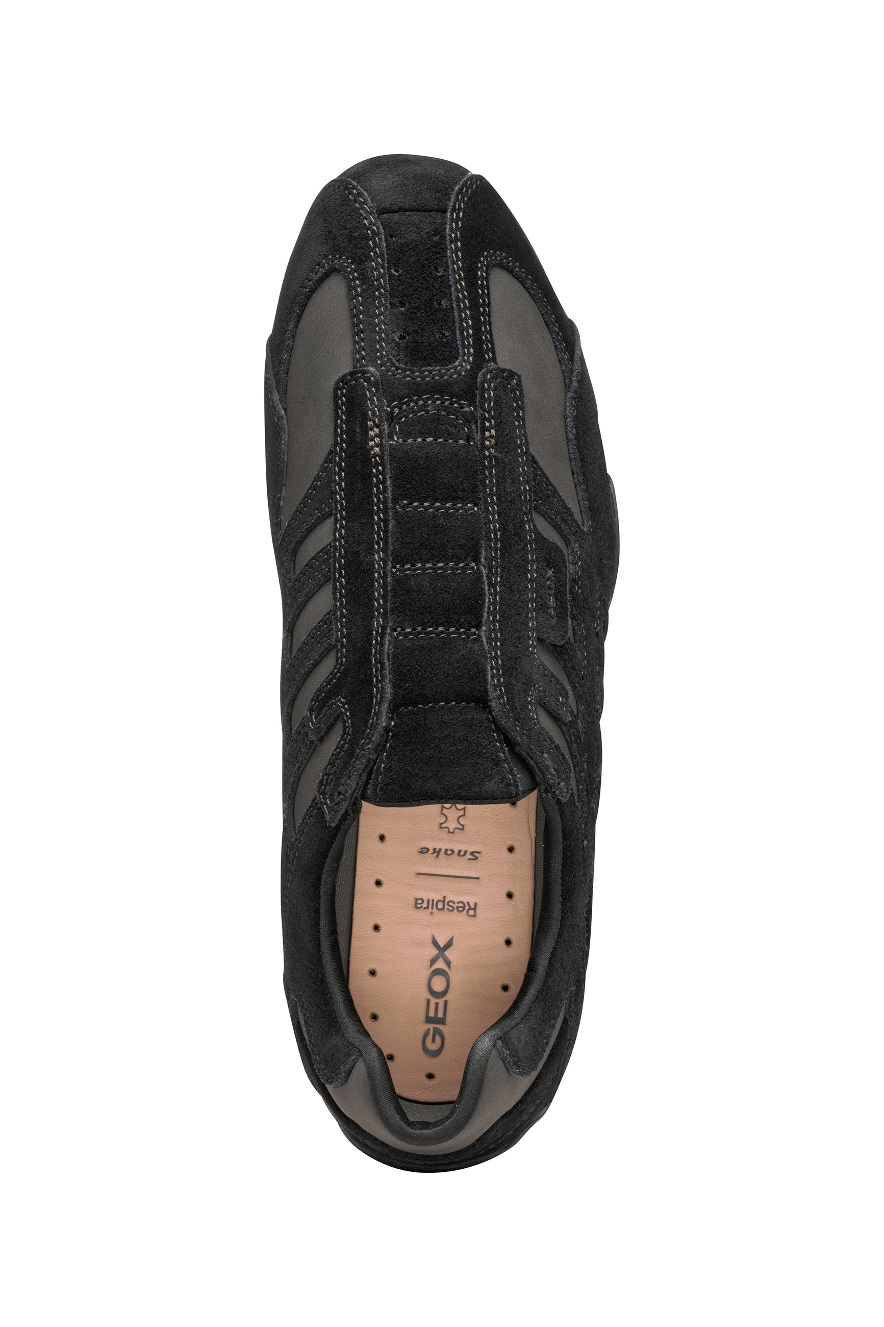 Geox Slipper »U SNAKE ORIGINAL«  Sneaker avec membrane spéciale Geox, gabarit de taille à télécharger
