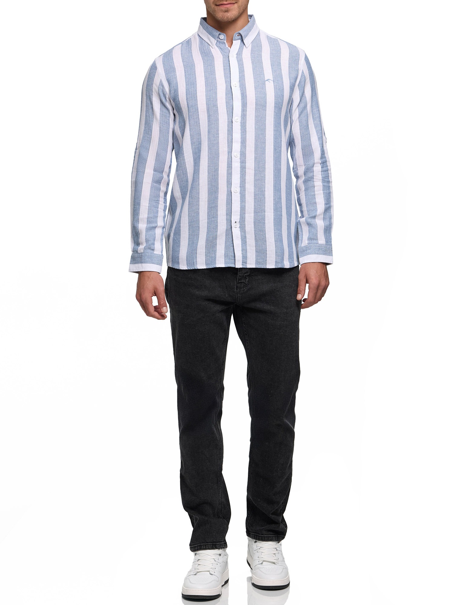 Indicode Langarmhemd »INDonuld«