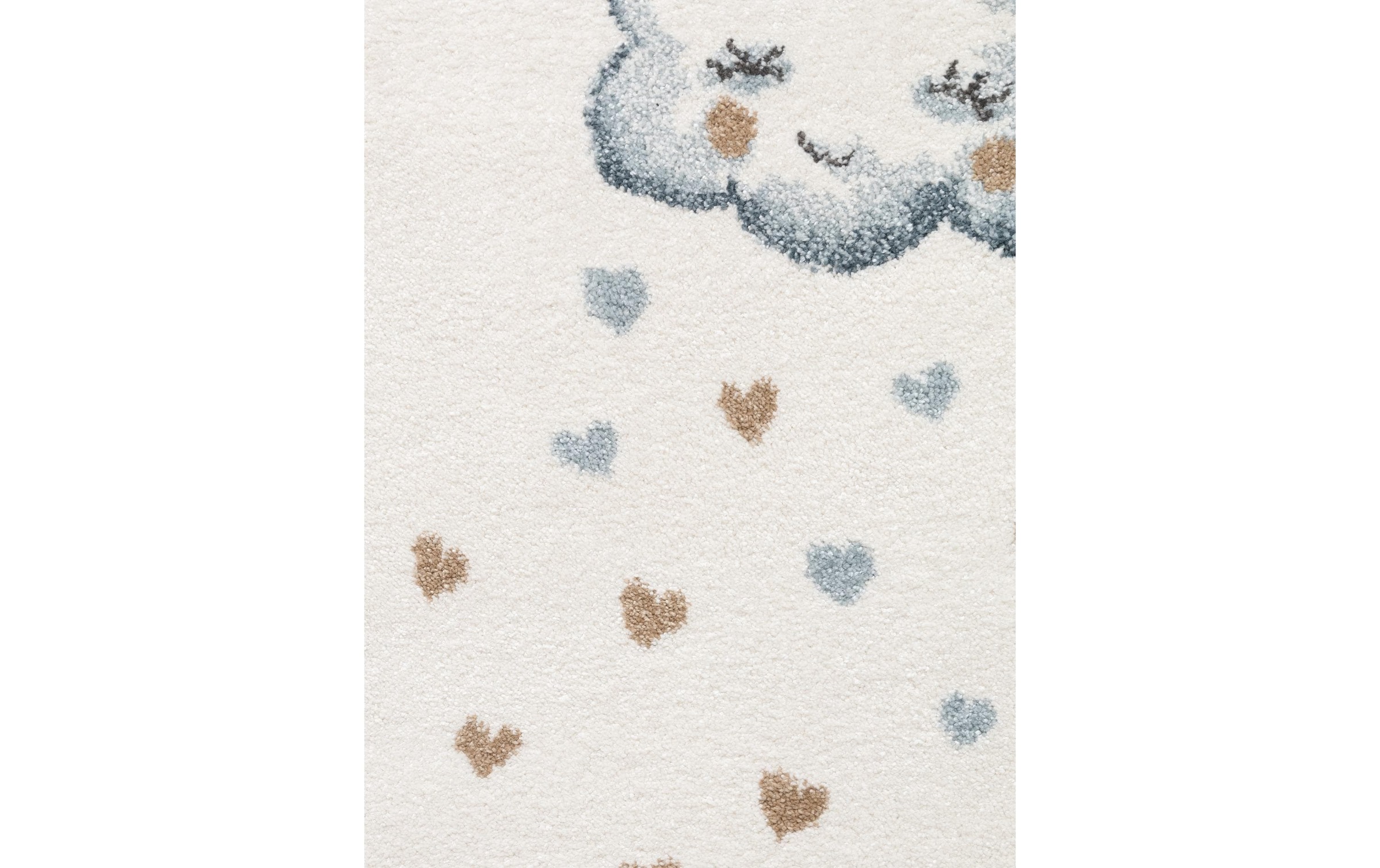 Villeroy & Boch Tapis pour enfants »Walk like an Elephant Rainbow Teppich« Rond 9 mm Höhe Spielteppich weich, Kinderzimmer, Boho Kids Spielunterlage, Tieremotiv