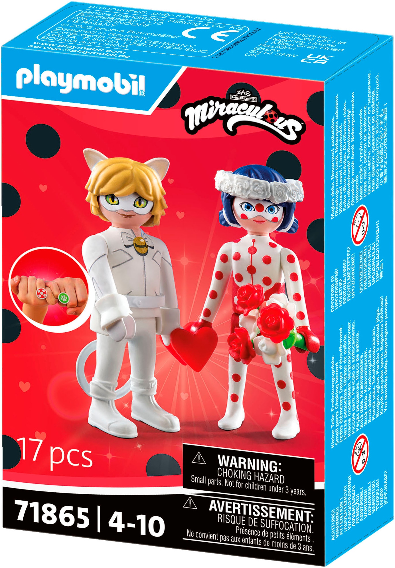 Playmobil® Jeu de construction »Miraculous: Ladybugs & Cat Noirs Hochzeitstraum (71865)« Made in Europe