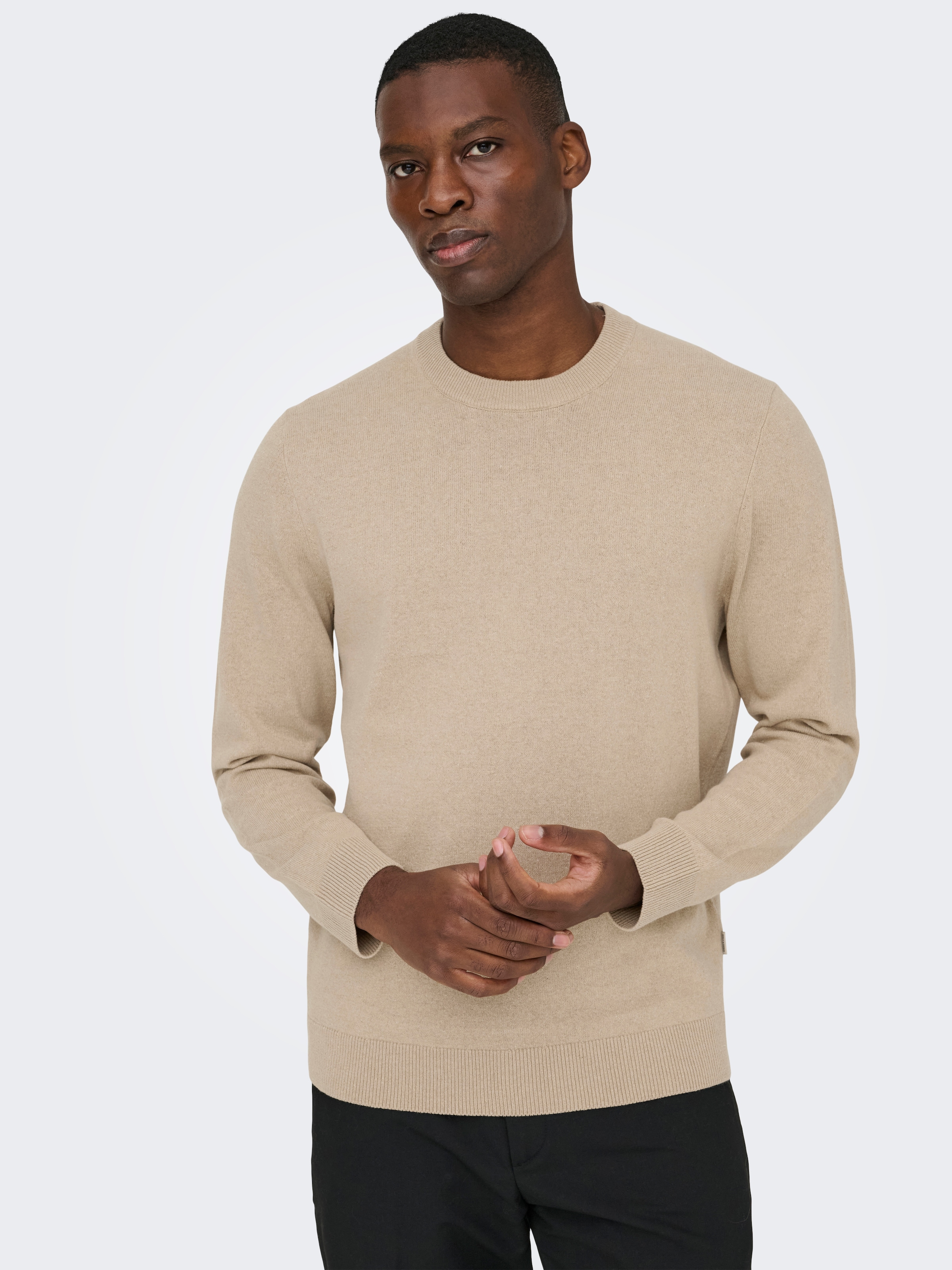 ONLY & SONS Pull à col rond »ONSREX LIFE REG 12 CREW KNIT«