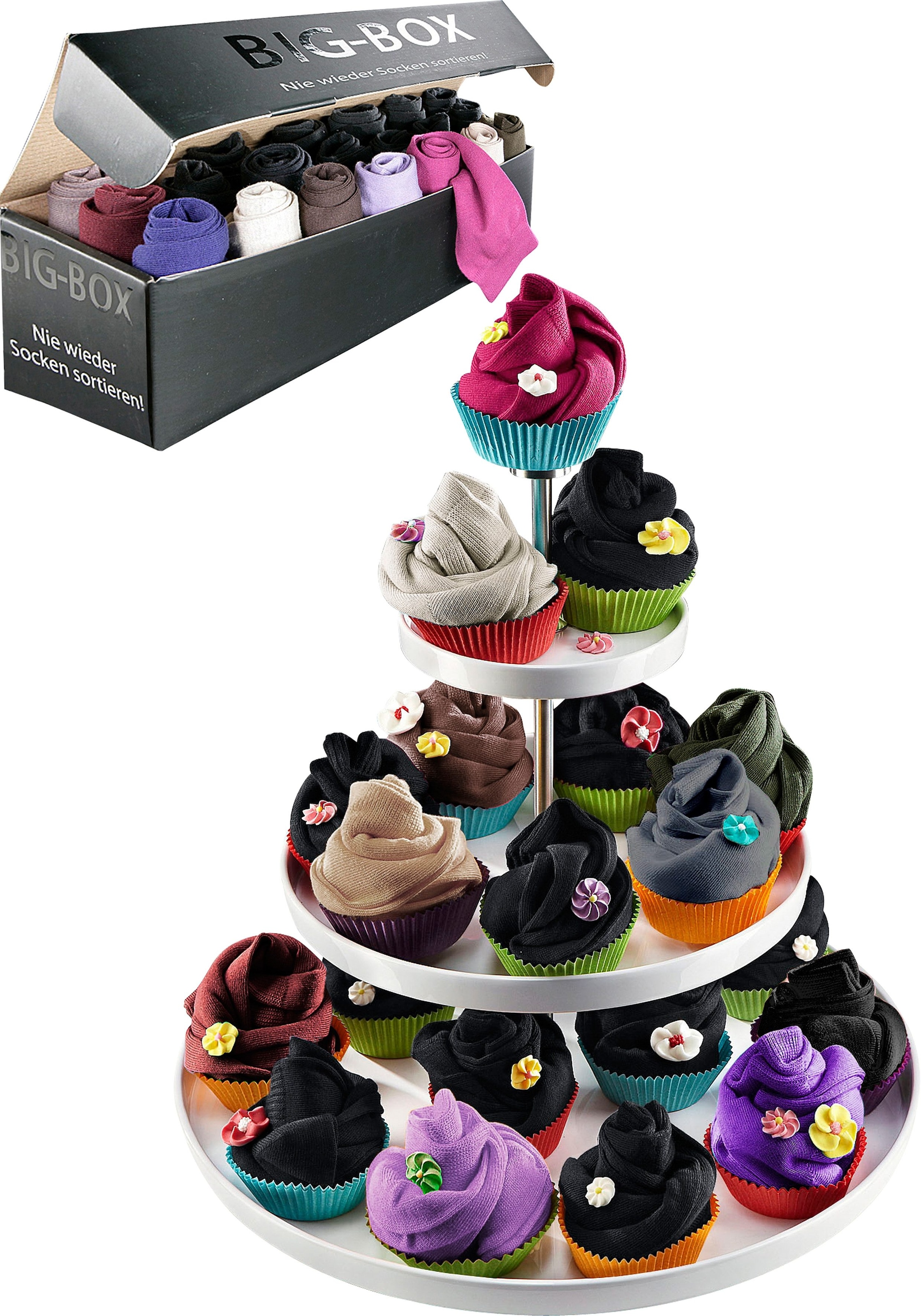 Go in Basicsocken Box, 20 Paar tlg. in der grossen Big-Box