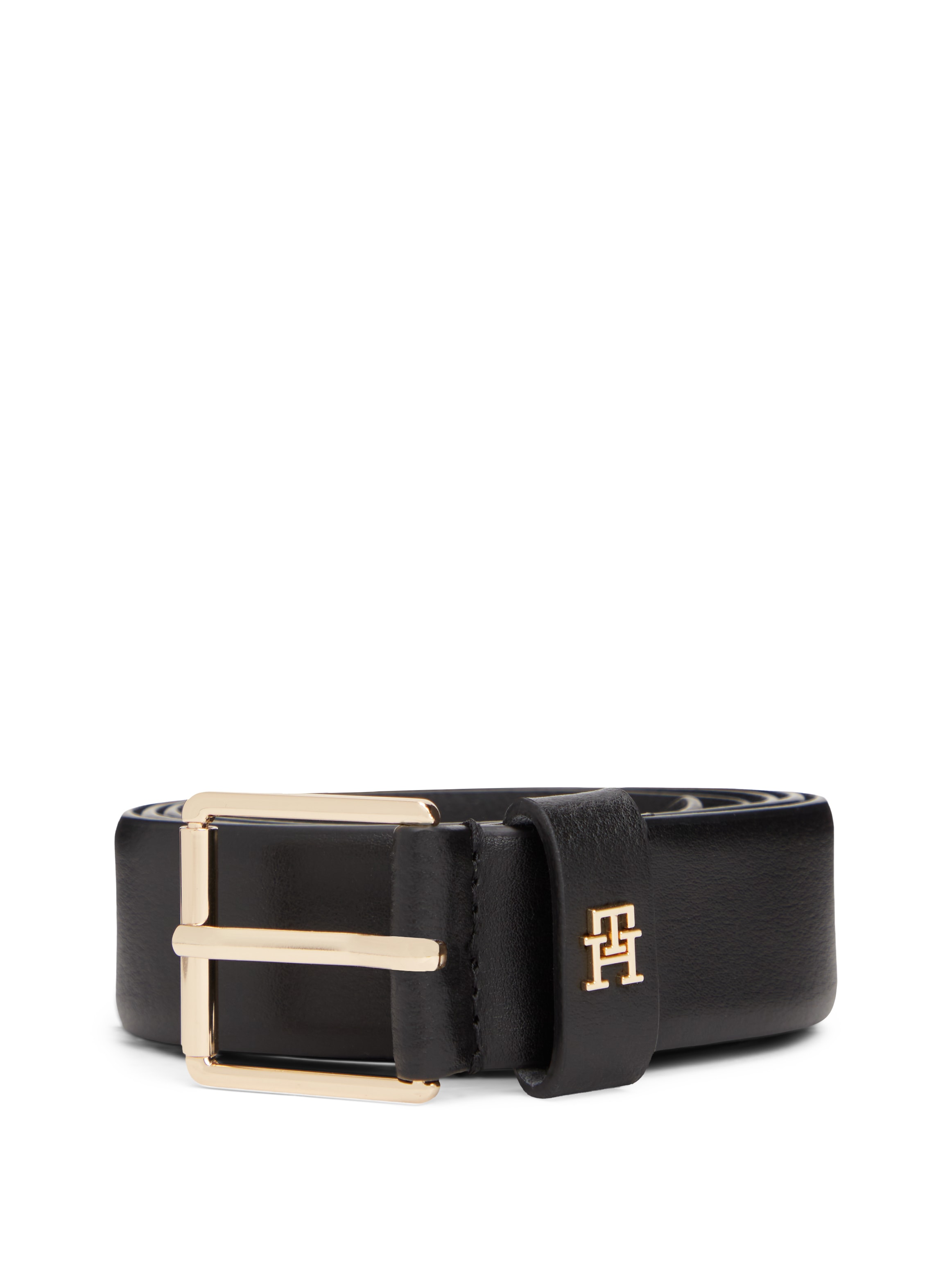Tommy Hilfiger Ledergürtel »TH SQUARE 3 cm breit« mit quadratischer Schnalle, Breite: 3cm