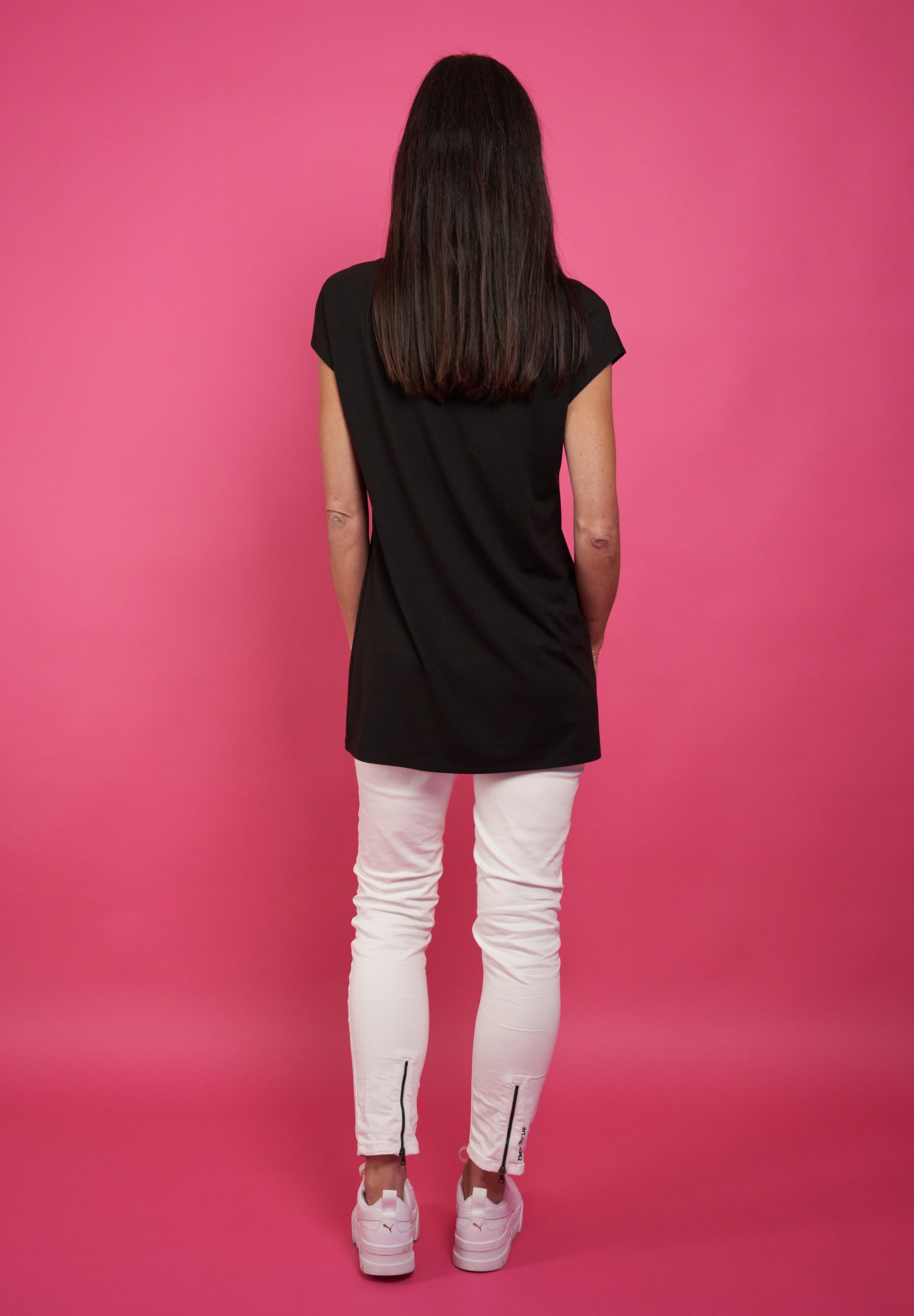 Seidel Moden T-Shirt mit überschnittenen Schultern, MADE IN GERMANY