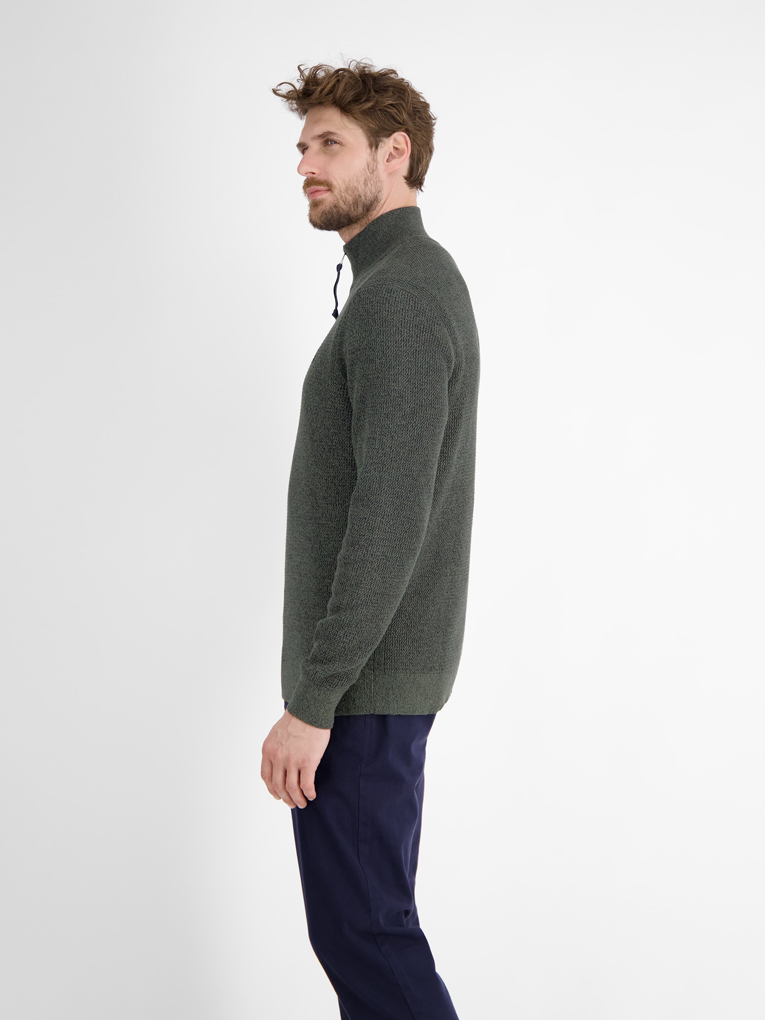 LERROS Troyer »LERROS Herren Stricktroyer in Melange-Optik«