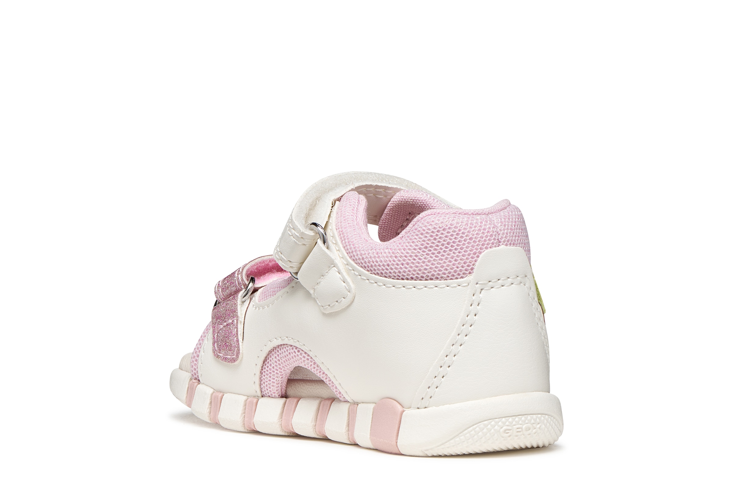 Geox Lauflernschuh »B SANDAL IUPIDOO GIR«  Babyschuh mit Aufnäher, Grössenschablone zum Download