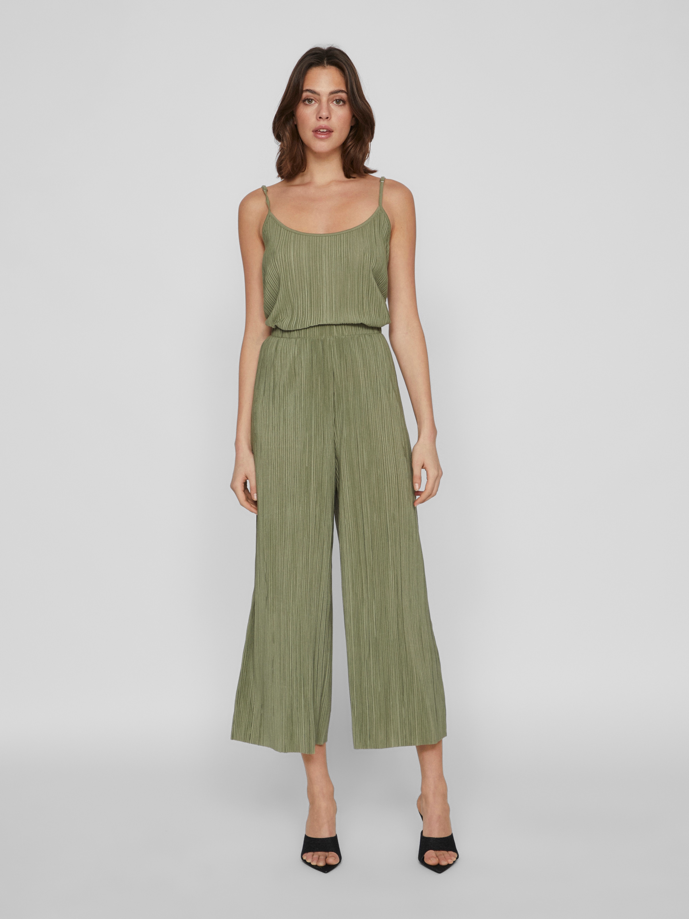 Vila »VIPLISA HW CULOTTE PANTS - NOOS«  Sommerhose, plissierte Optik