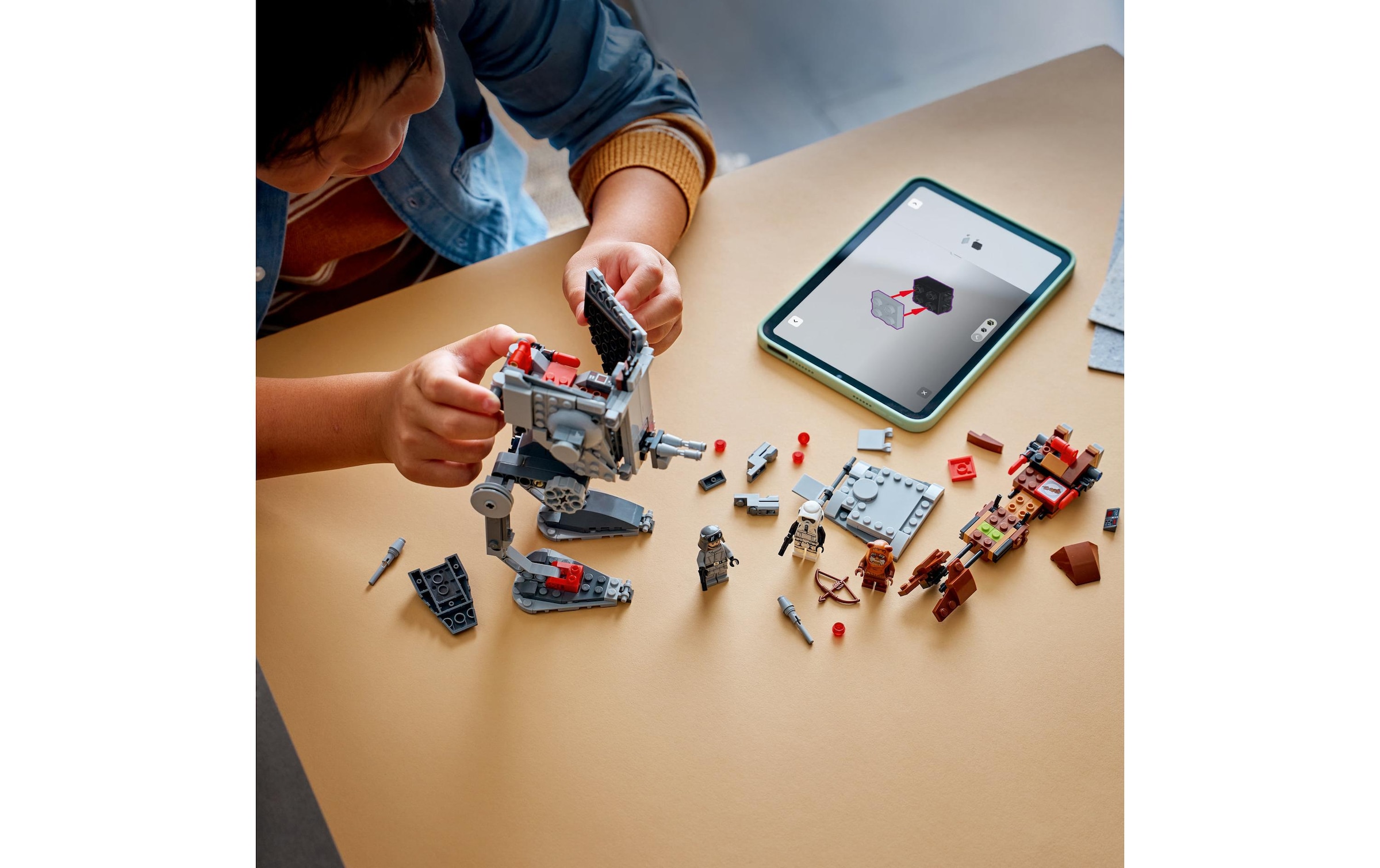 LEGO® Pions de construction »SMART Play: AT-ST Angriff auf Endor (75424), LEGO Star Wars ™« Mit SMART Brick kombatibel (nicht im Lieferumfang enthalten)