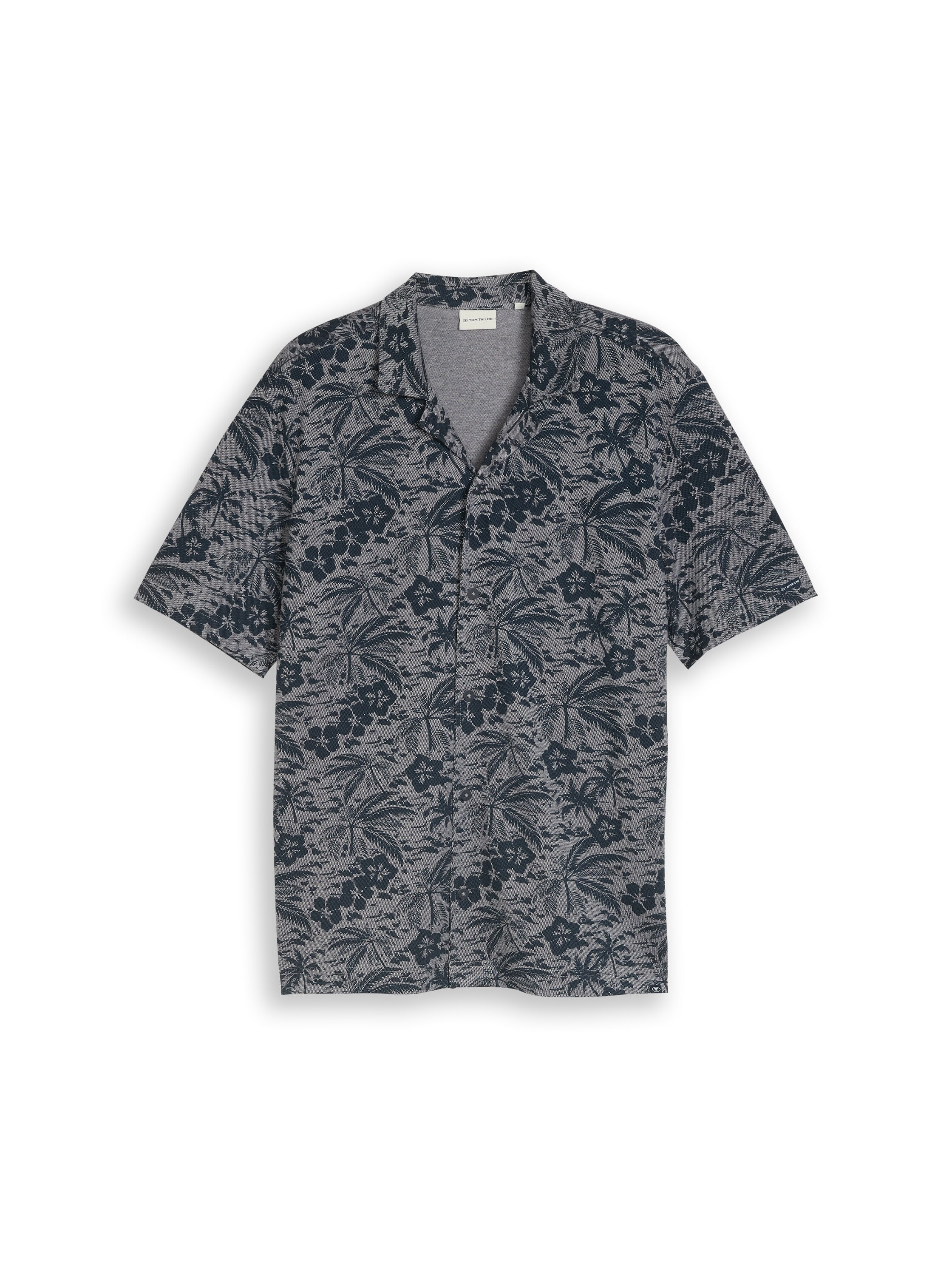 TOM TAILOR Chemise hawaïenne chemise d'été manches courtes style hawaïen