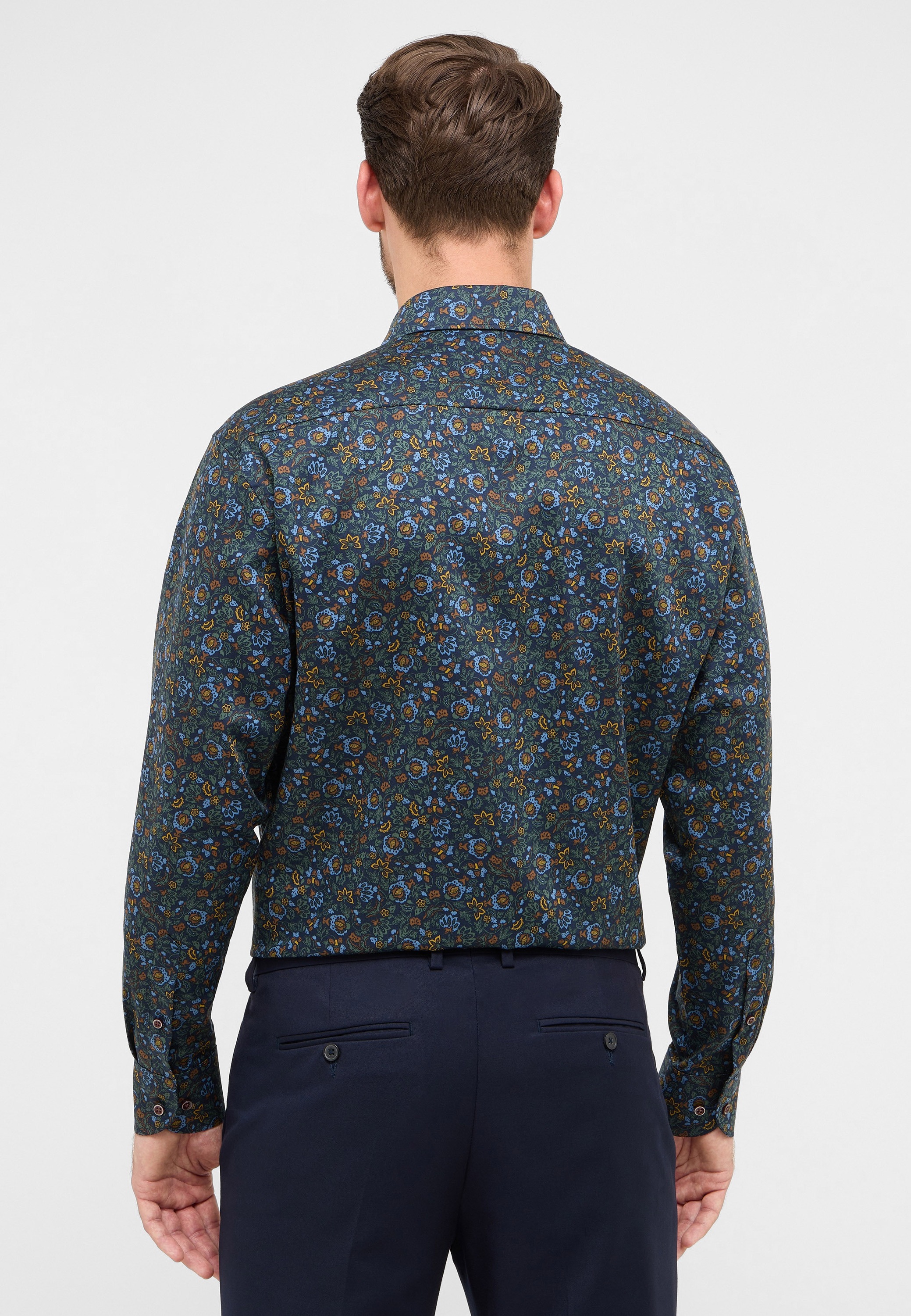 Eterna Langarmhemd »COMFORT FIT« NON IRON (bügelfrei)