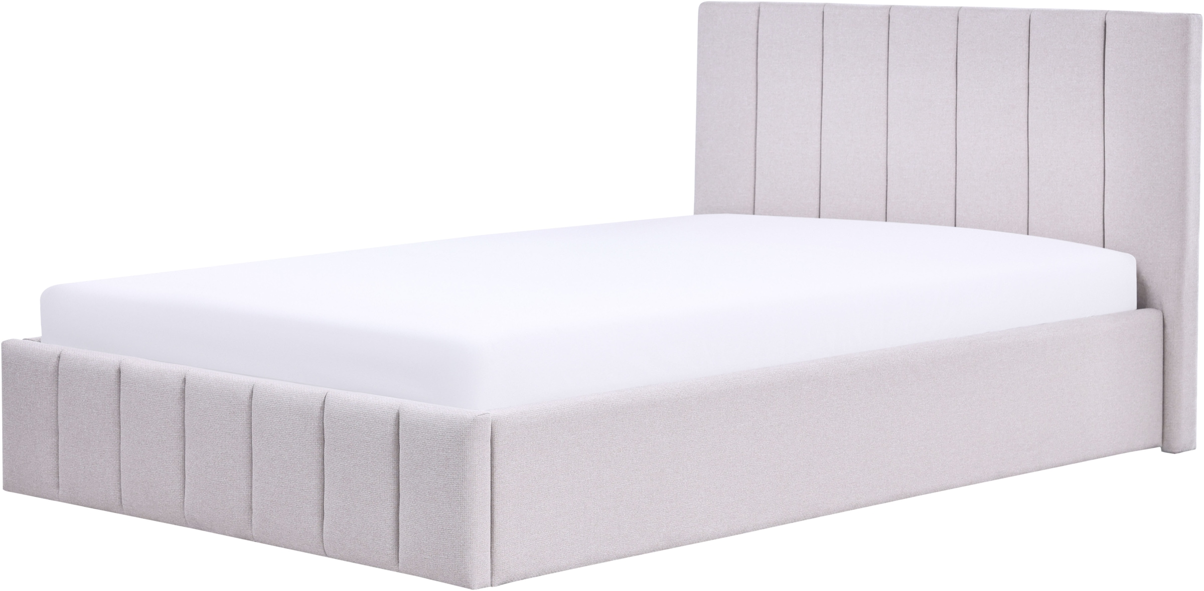 Home affaire Lit rembourré »MANTEIGAS, Familienbett mit hochwertigem Strukturstoff« surface de couchage 120x200 et 240x200 cm, sans sommier à lattes ni matelas