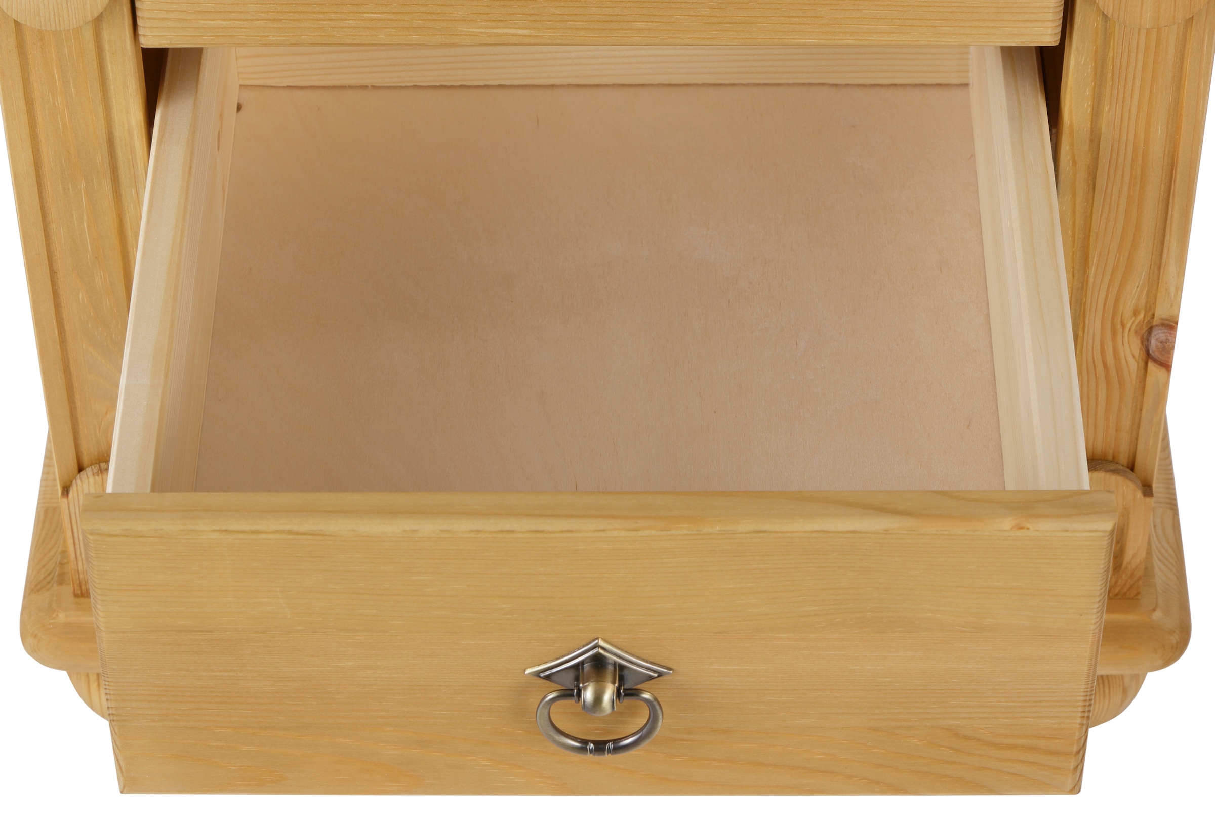 GOODproduct Table de nuit »Tessin« aus massiver FSC®-zertifizierter Kiefer, mit 3 Schubladen