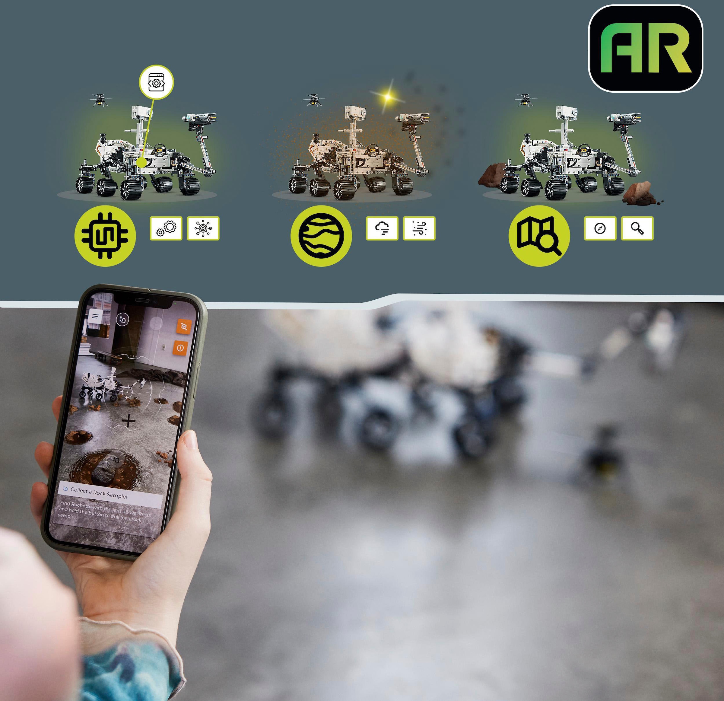 LEGO® Konstruktionsspielsteine »NASA Mars Rover Perseverance (42158), LEGO® Technic« Made in Europe