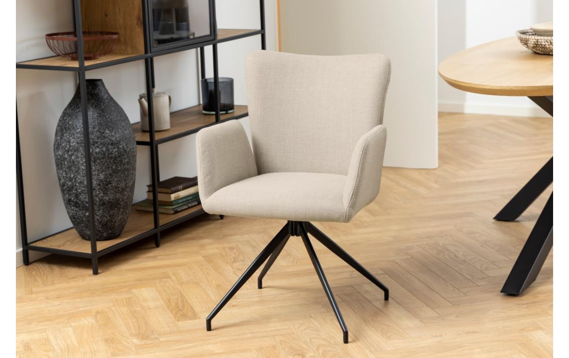 AC Design Chaise »Laura« () 2 cuisEsszimmerstuhl, Armlehne, (Set, 2 st), Drehfunktion, sitzhöhe: 48 cm