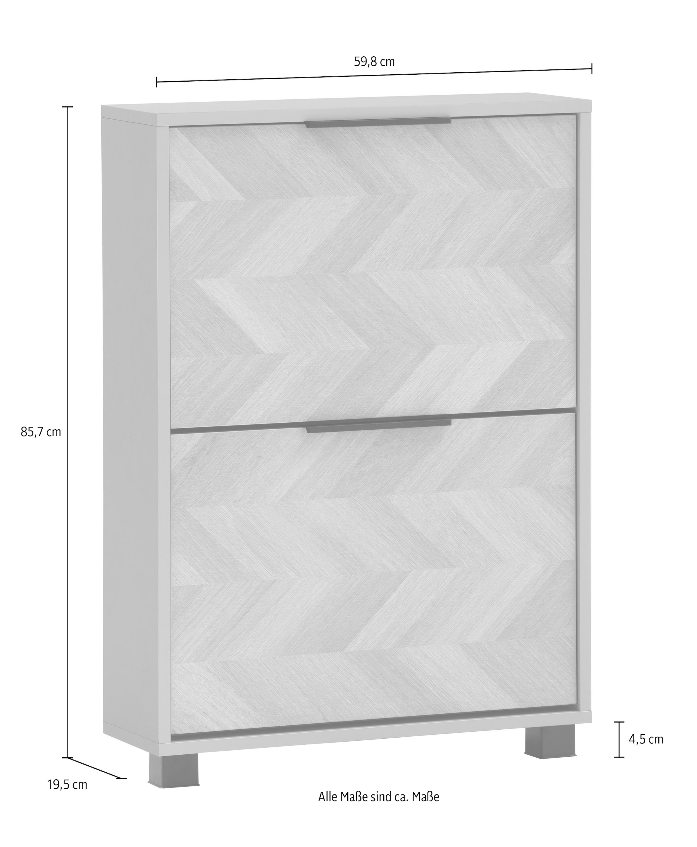 Schildmeyer Armoire à chaussures »Piazza, Breite 59,8 cm« 1 cuis tlg. Made in Germany