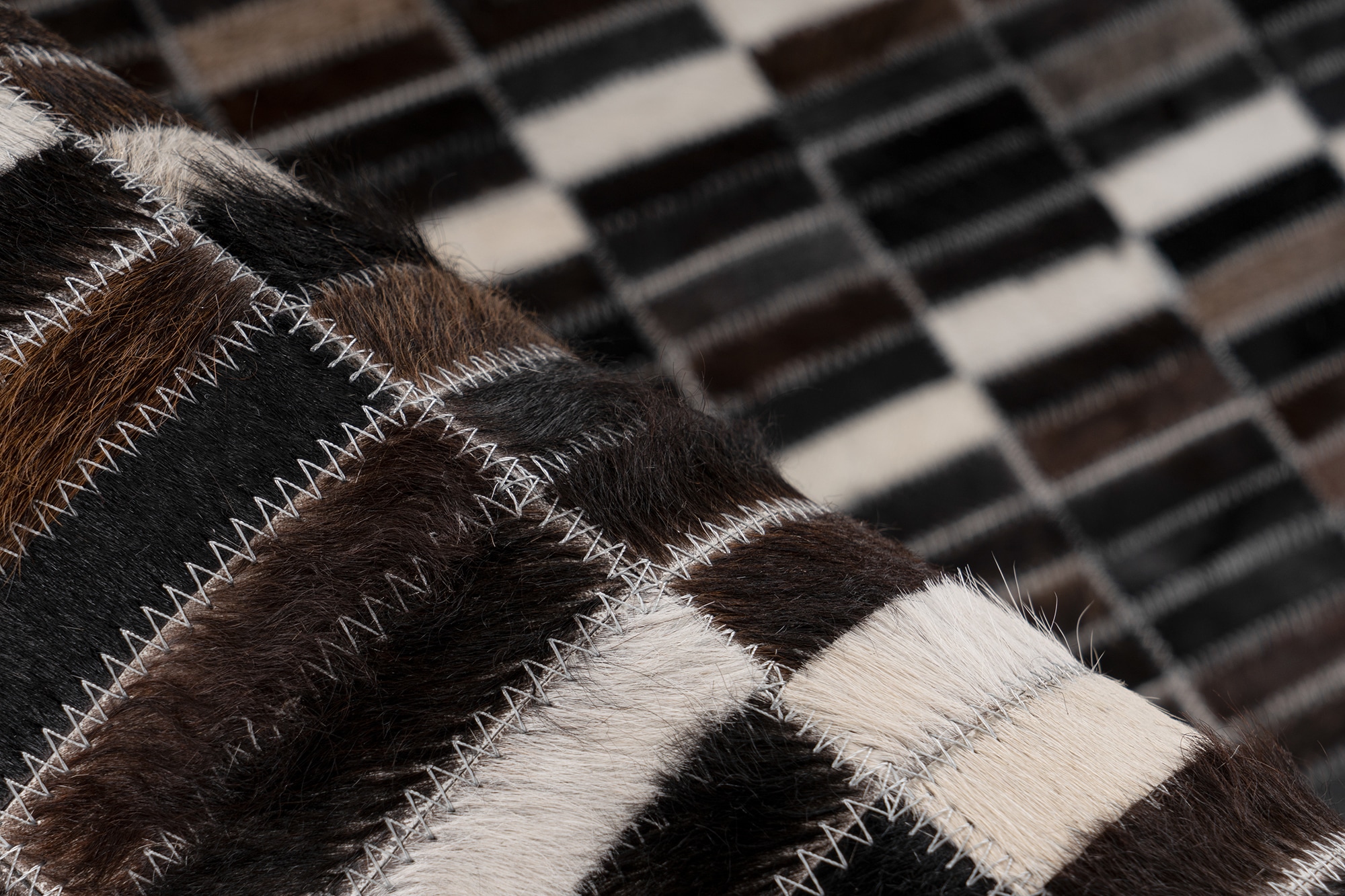 Padiro Tapis »Lavin 125« Rectangulaire 8 mm Höhe Handgenähtes und hochwertig verarbeitetes Unikat