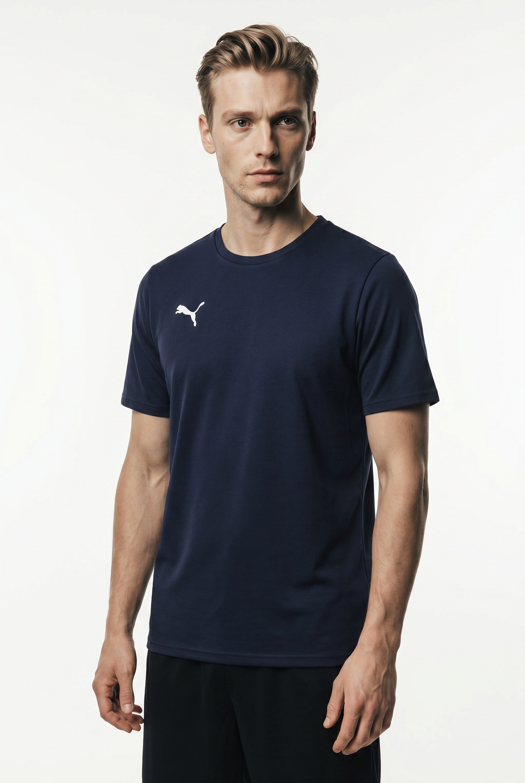 PUMA Trainingsshirt »TEAMGOAL CASUALS TEE« gerader Abschluss, Kurzarm, für Sportmode, Rundhalsausschnitt