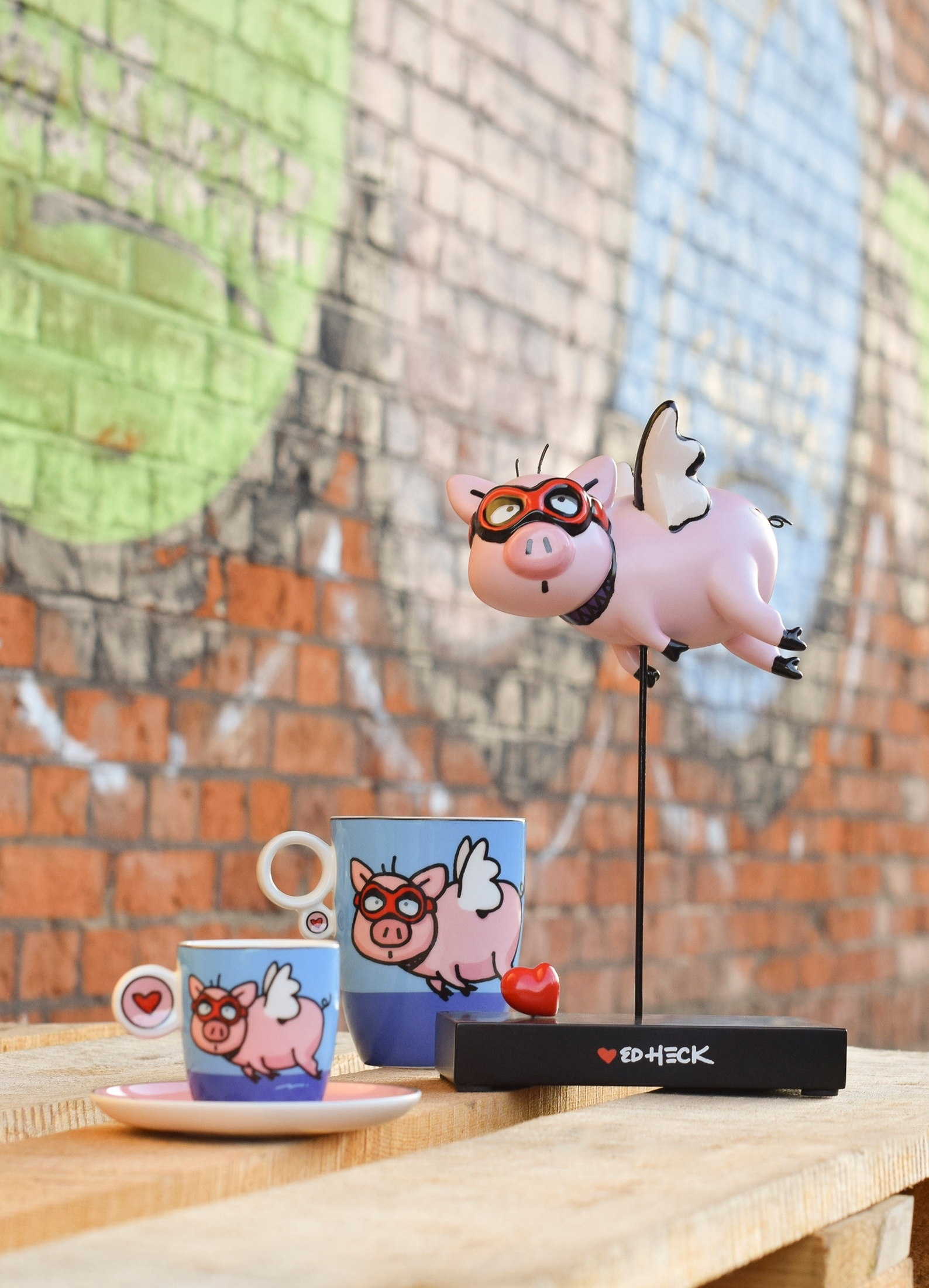 Goebel Tasse »Künstlertasse Ed Eck- When Pigs Fly«