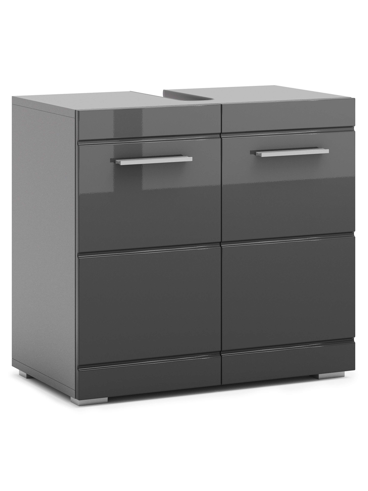 GOODproduct Waschbeckenunterschrank »Föhr« minimalistisch, zeitlos, hochglänzend