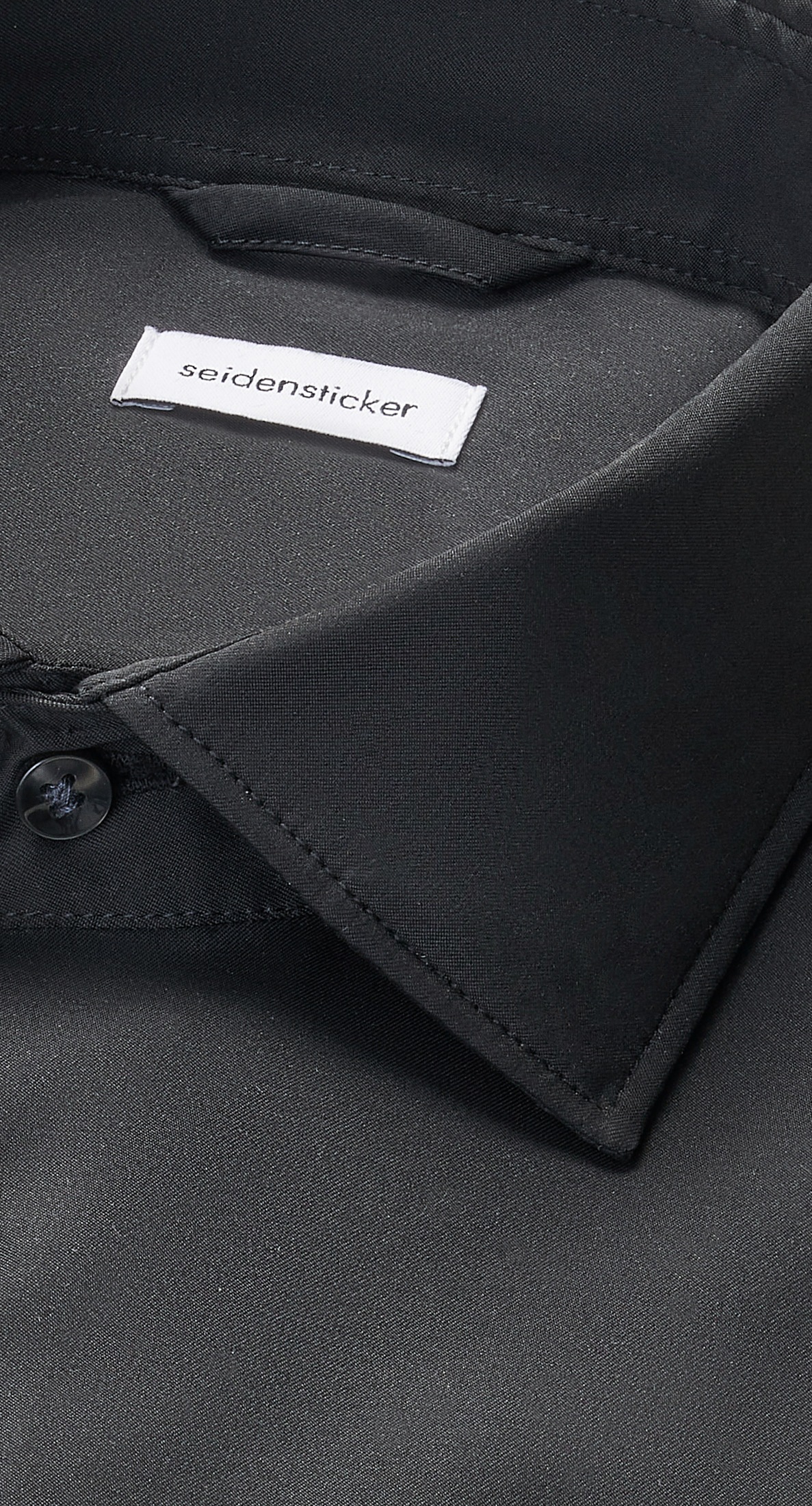 seidensticker Chemise d'affaires »Schwarze Rose« Regular 1/1 Kentkragen Uni