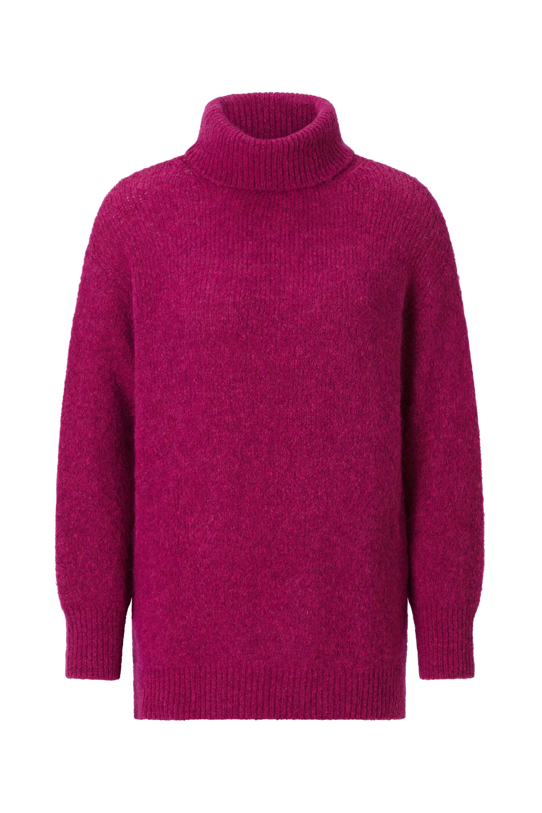 RICHROYAL Strickpullover mit Alpaka, Regular fit mit Rollkragen