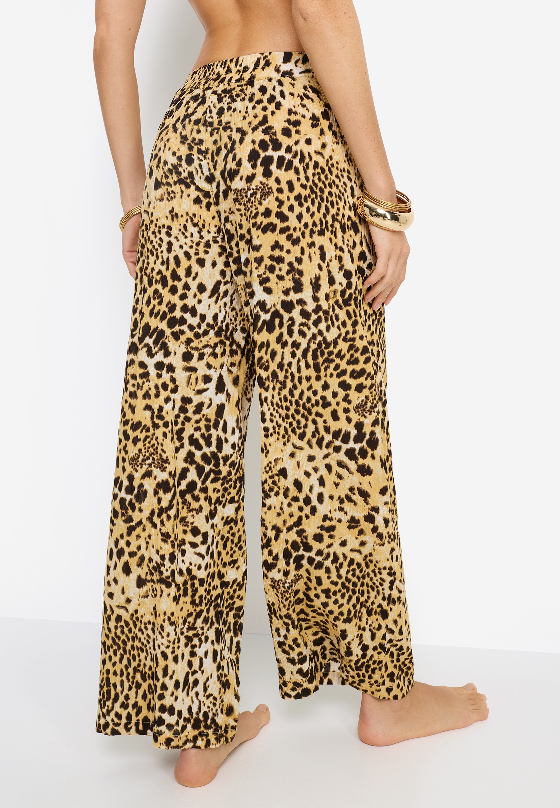 LSCN by LASCANA Pantalon à enfiler  mit Animalprint