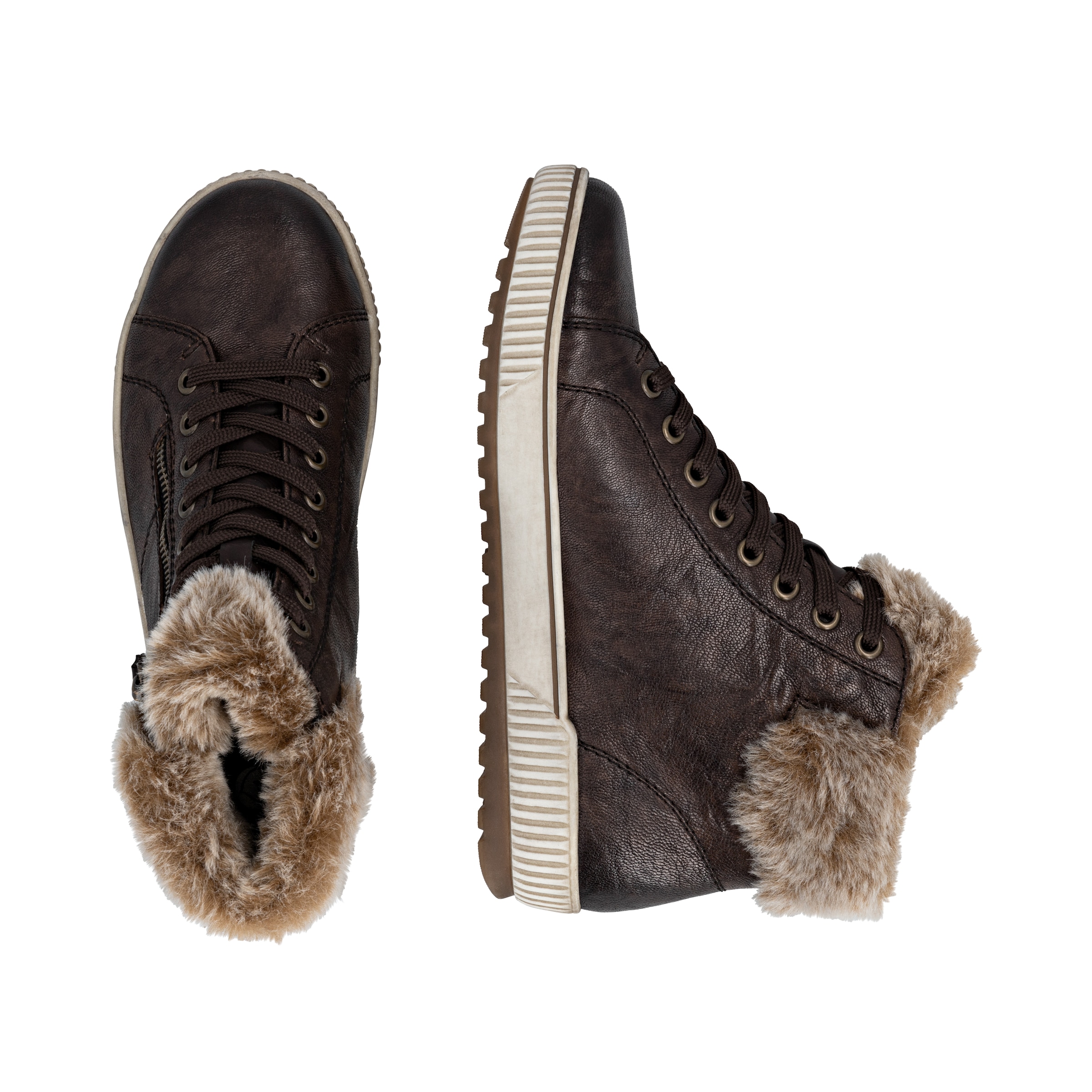 Remonte Bottes d'hiver  plateforme, chaussure outdoor à lacets avec membrane TEX déperlante