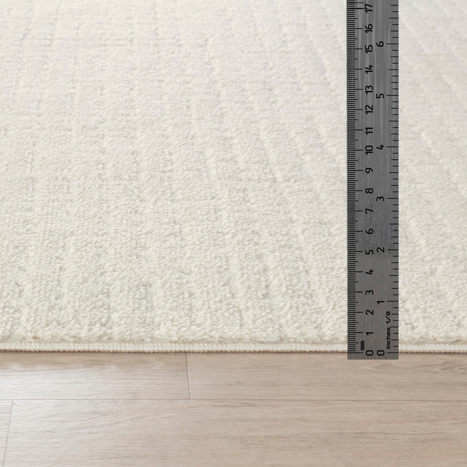 Livabliss Tapis »CAGLIARI« Rectangulaire 14 mm Höhe Skandi Design, Modern Boho Kurzflor Wohnzimmerteppich, Schlafzimmer