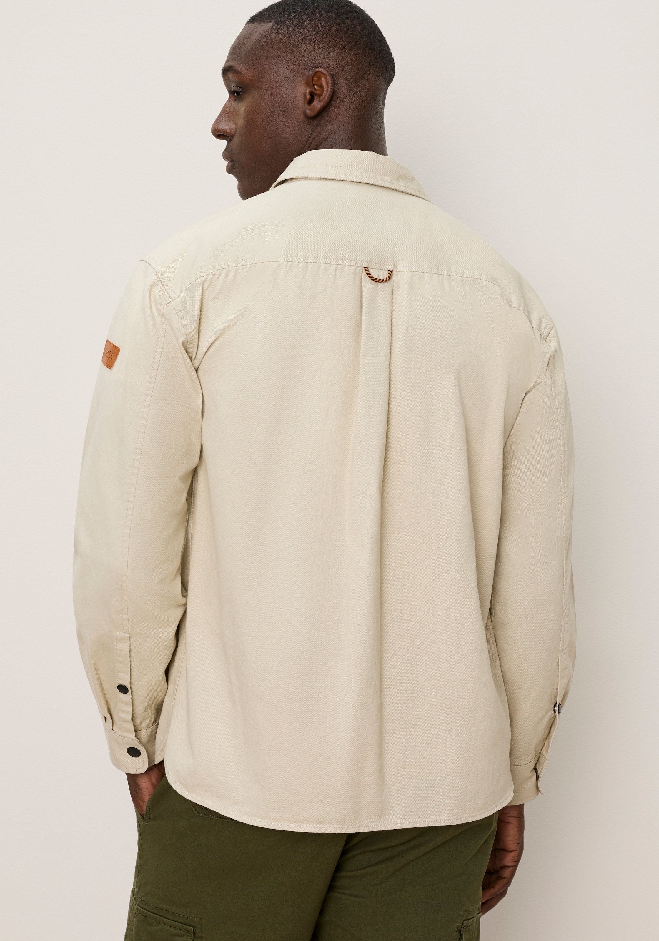 KangaROOS Chemise à manches longues avec boutons-pression en sergé
