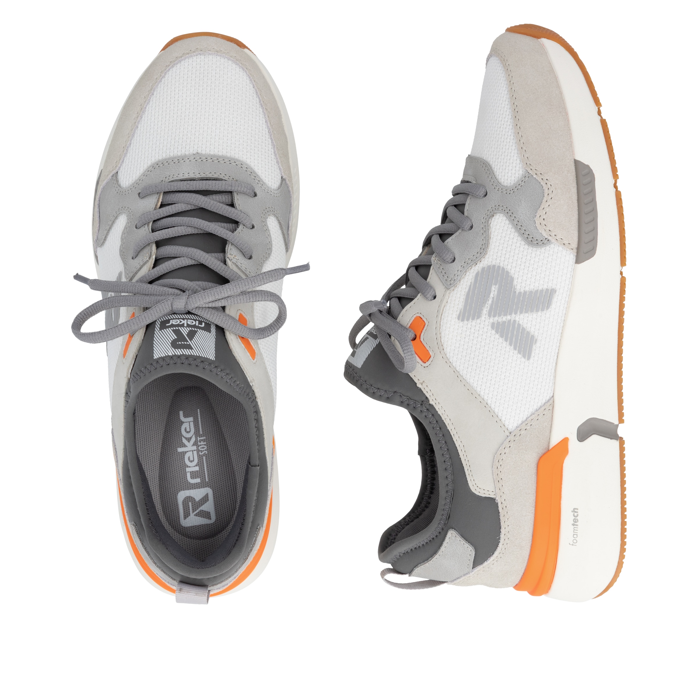 Rieker Baskets slip-on  Chaussure à enfiler, chaussure de sport, sneaker décontracté avec semelle intérieure en mousse à mémoire de forme