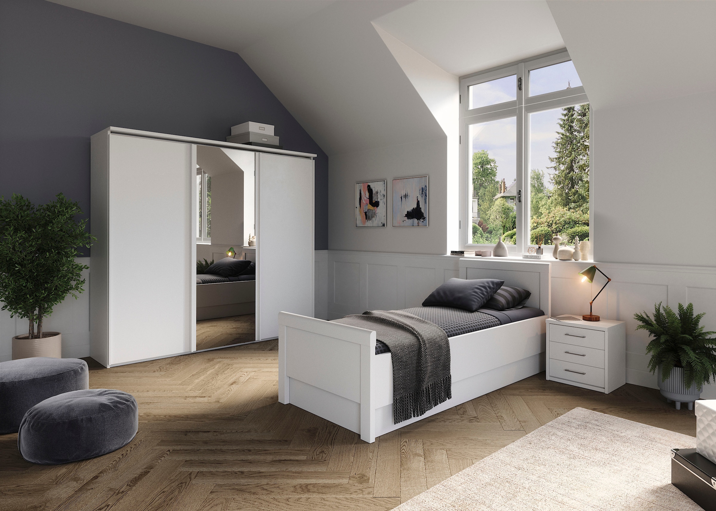 priess Einzelbett »Arnsberg Komfortbett mit flexibel höhenverstellbarer Liegefläche« Made in Germany mit Blauem Engel und Goldenem M ausgezeichnet
