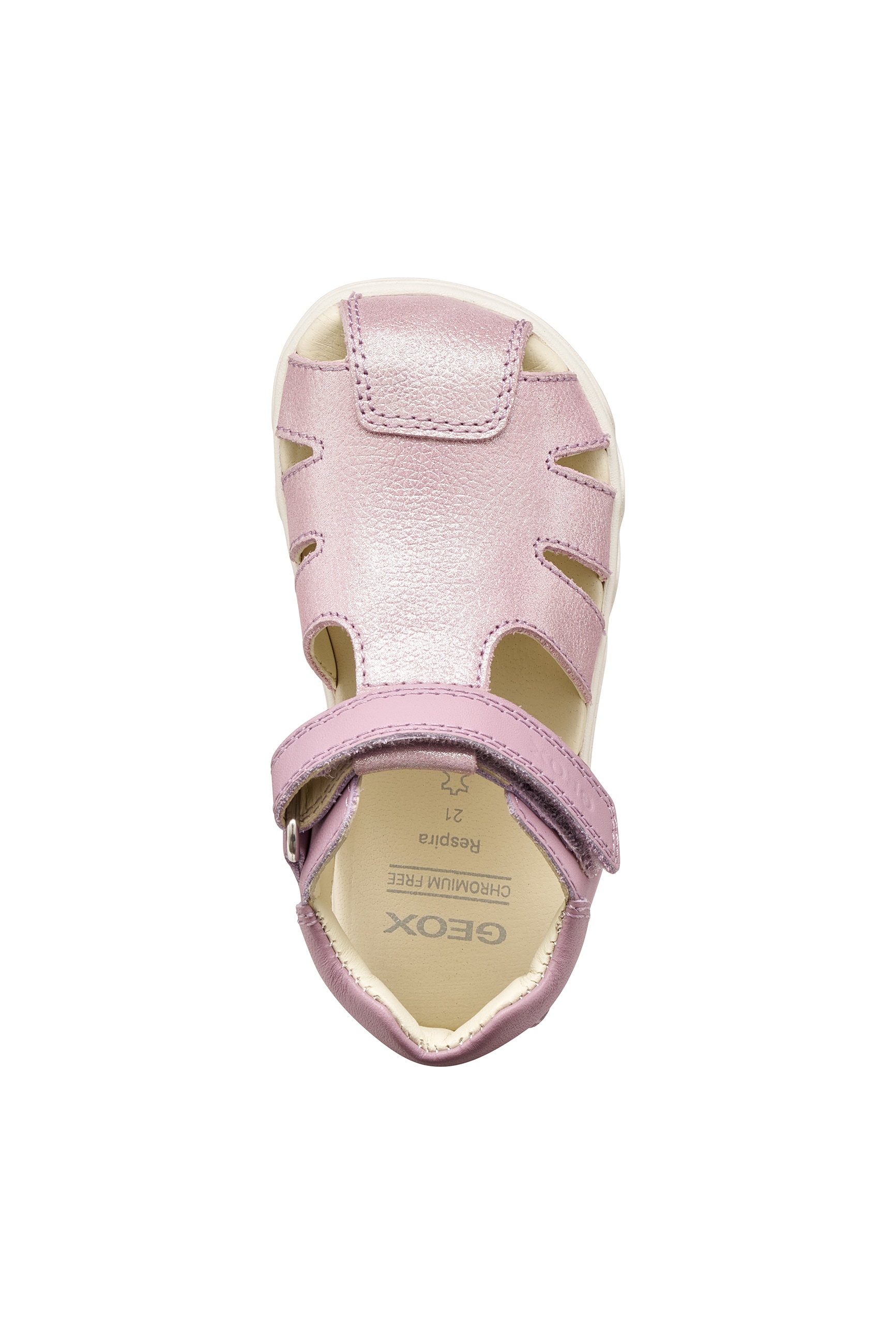 Geox Lauflernschuh »B SANDAL STEPPIEUP G«  Babyschuh, Sommerschuh mit Grössenschablone zum Download