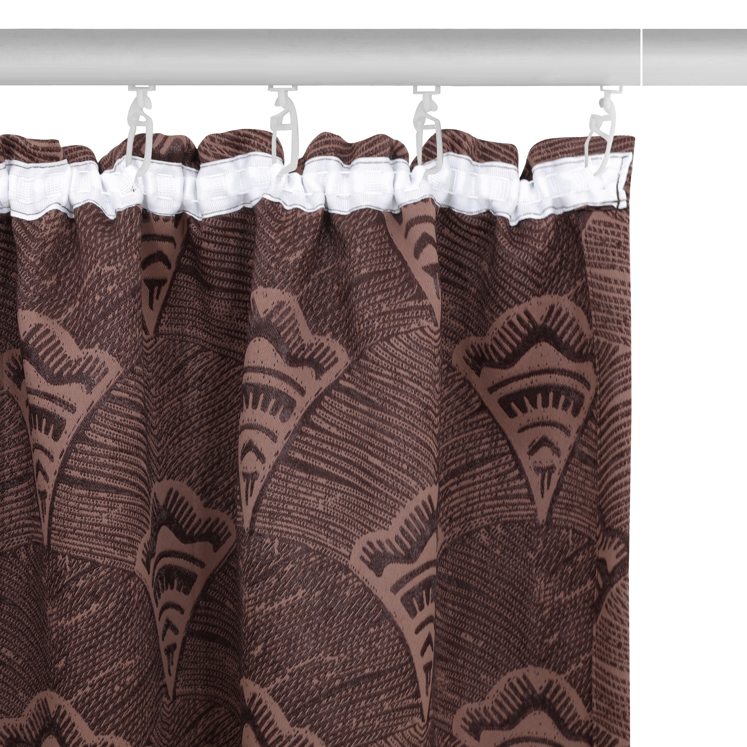 Bruno Banani Verdunkelungsvorhang »Alessio, 1 Stück, blickdicht, pflegeleicht, modern« Kräuselband 1 Stk. tlg. Elegantes Muster, Jacquard, verdunkelnder Stoff, blickdicht ,modern