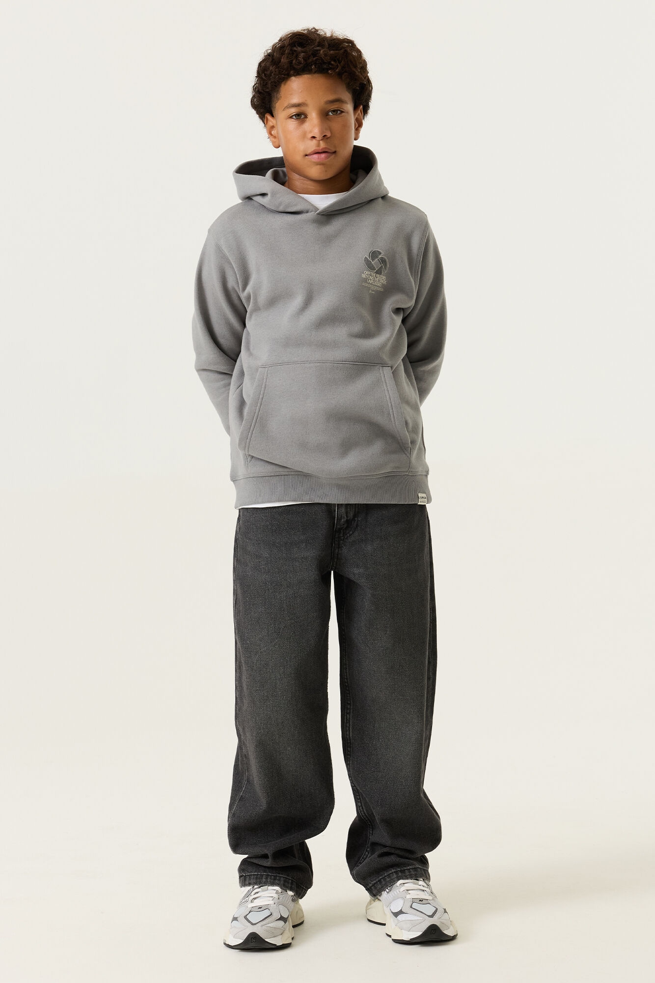 Garcia Hoodie , dos imprimé de manière frappante
