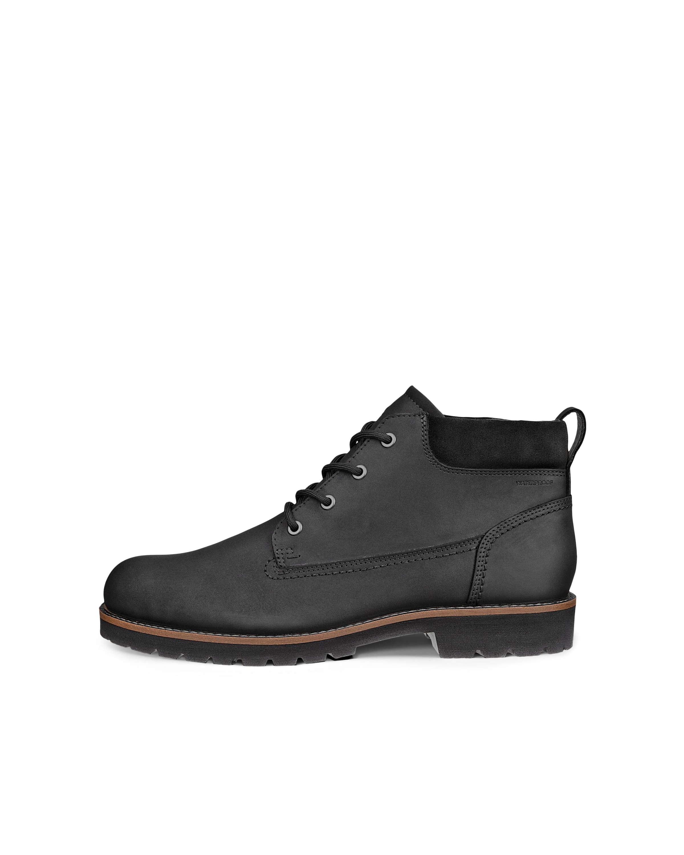 Ecco Schnürstiefelette »ECCO CHARLESTOWN«  Schnürboots, Workerboots mit Profilsohle, waterproof