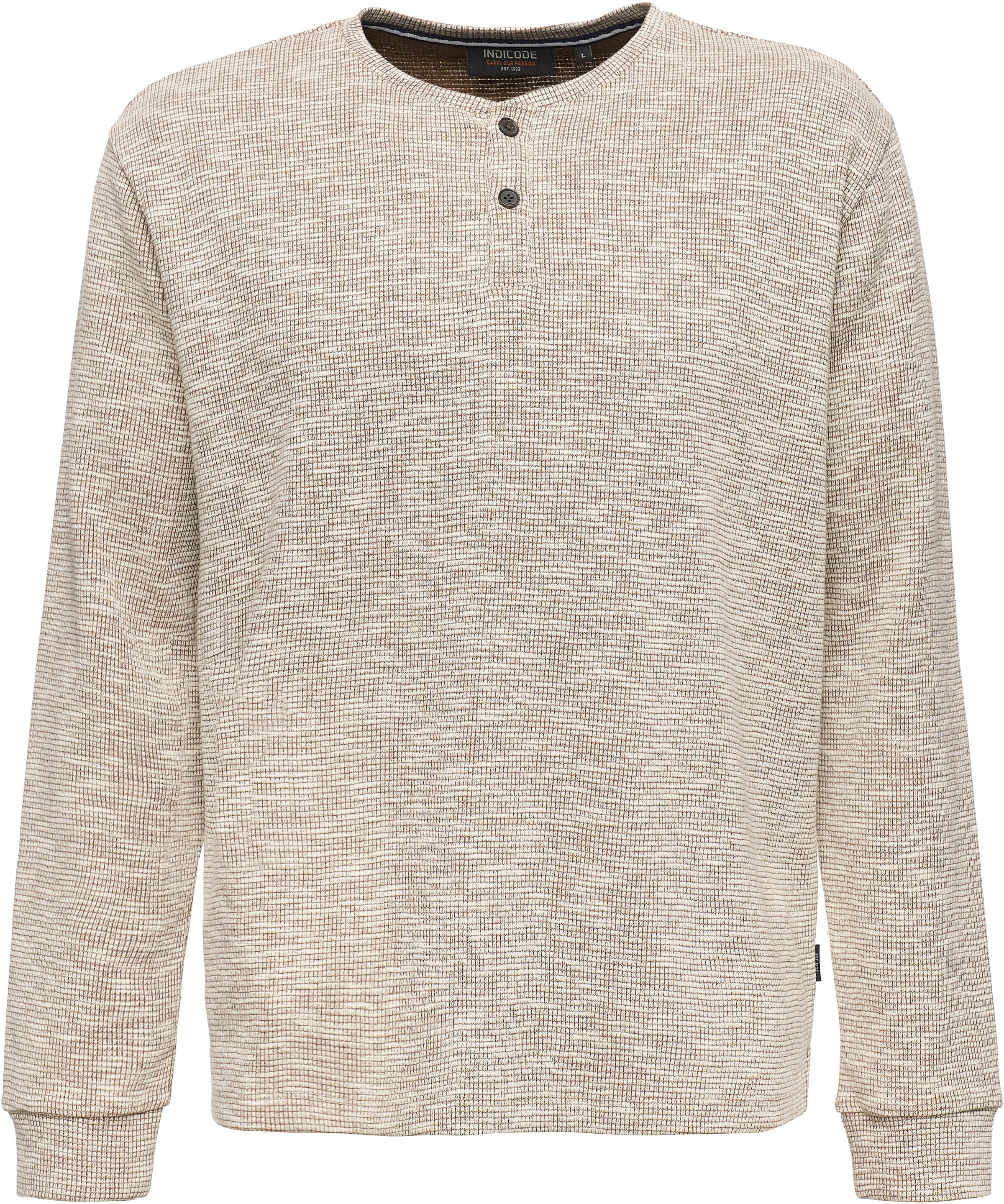 Indicode T-shirt à manches longues »INVitus«