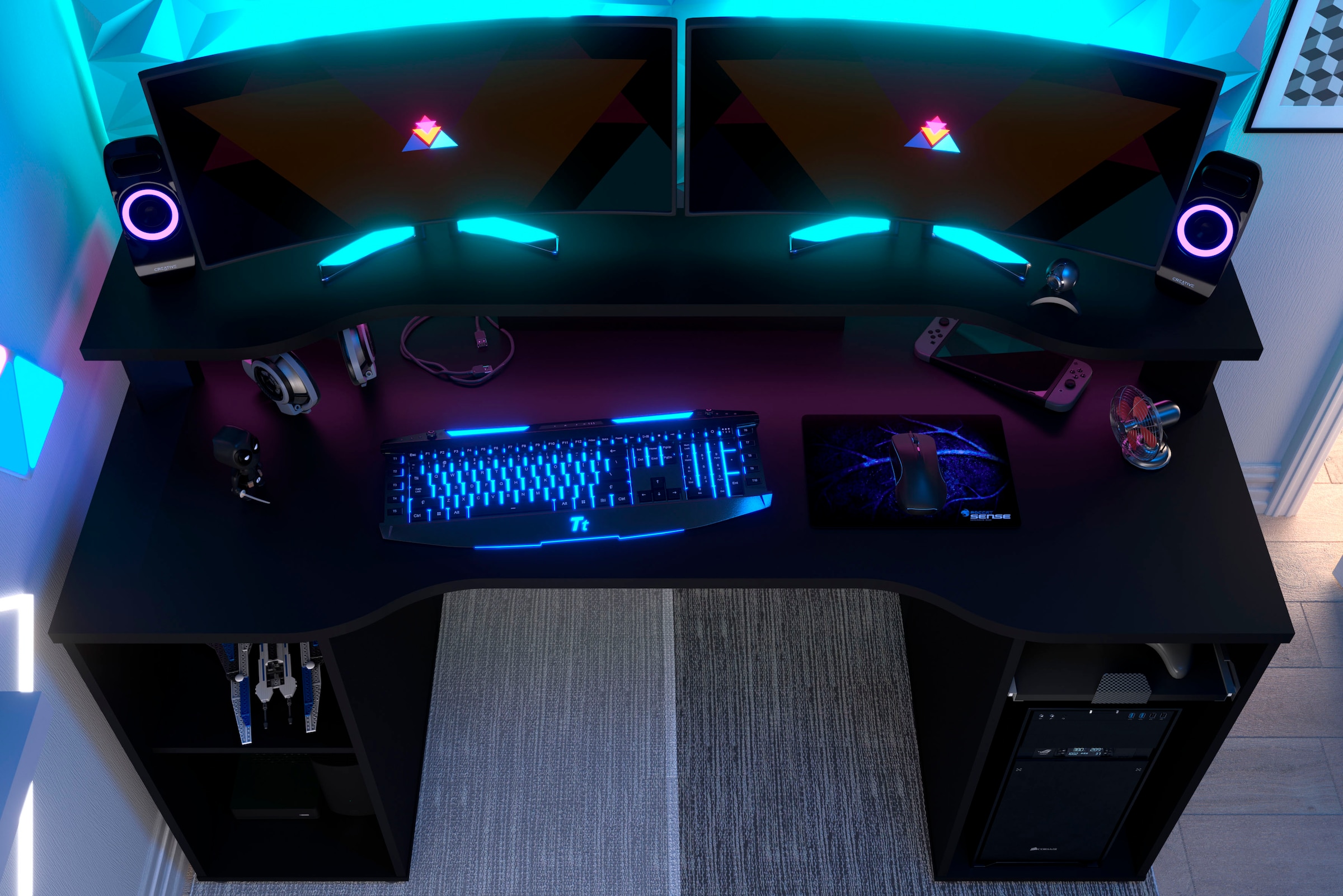 Parisot Table de gaming »Level 1«